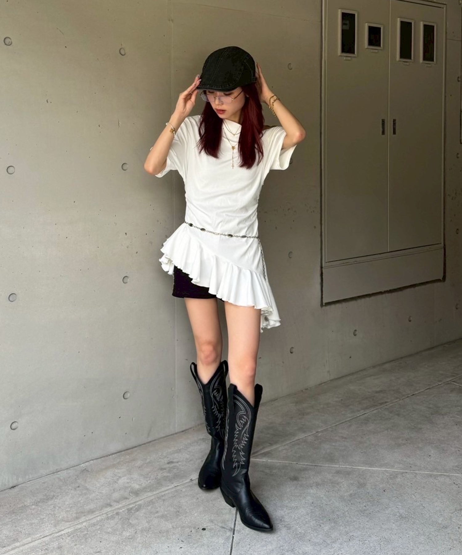 STAFF:155cm/COLOR:SILVER/SIZE:F