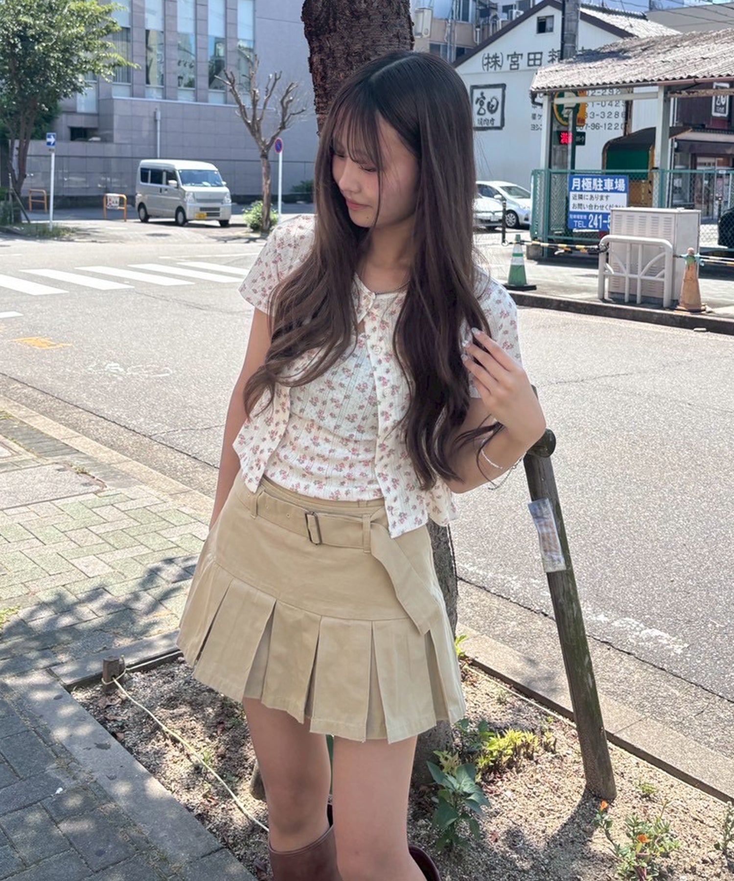 STAFF:157cm/COLOR:BEIGE/SIZE:S