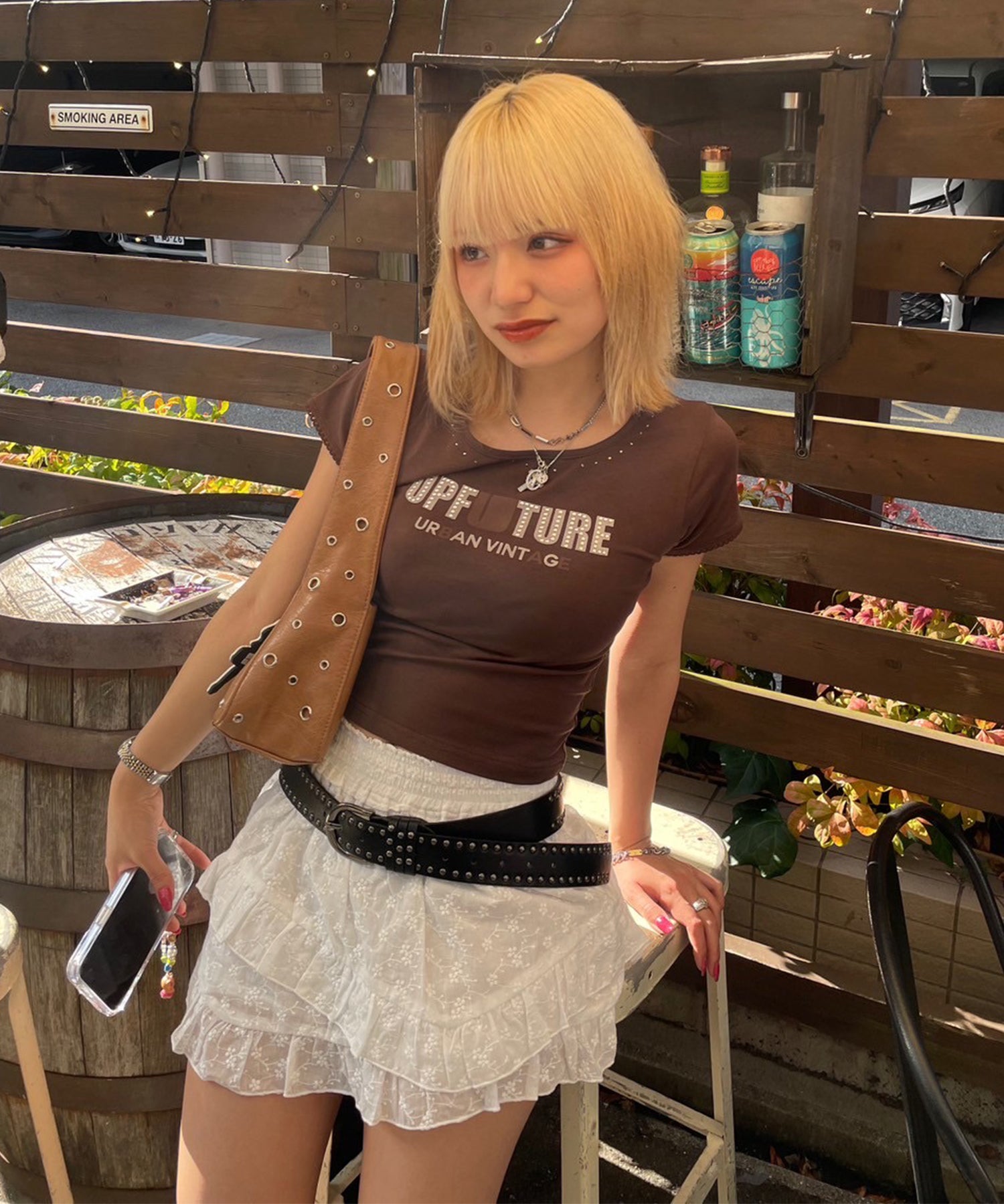 STAFF:151cm/COLOR:BROWN/SIZE:F