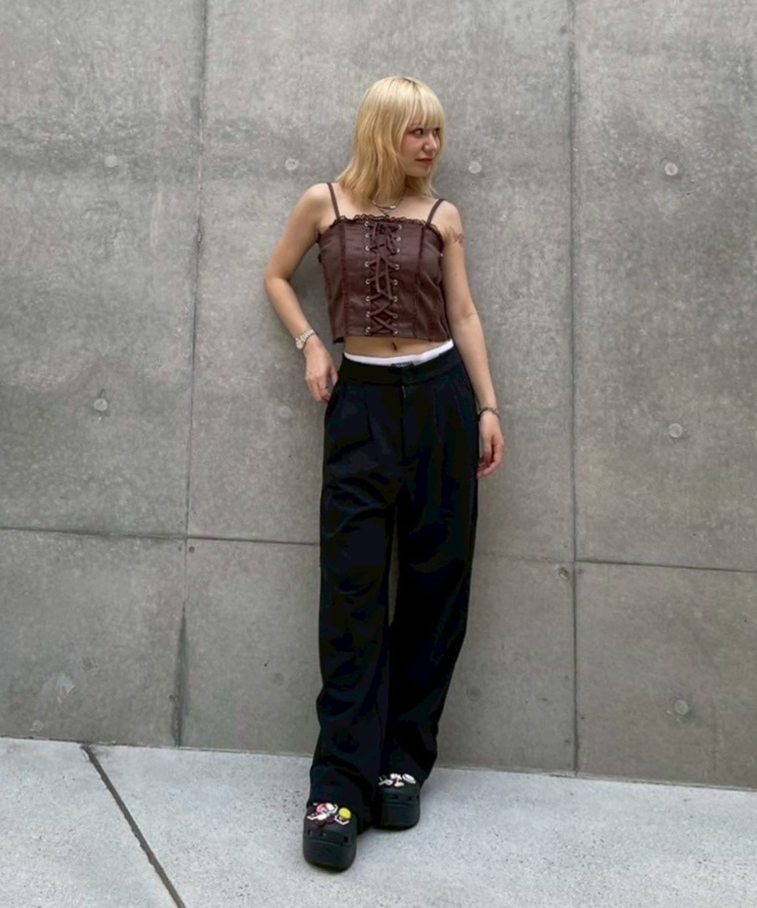 STAFF:151cm/COLOR:BROWN/SIZE:F