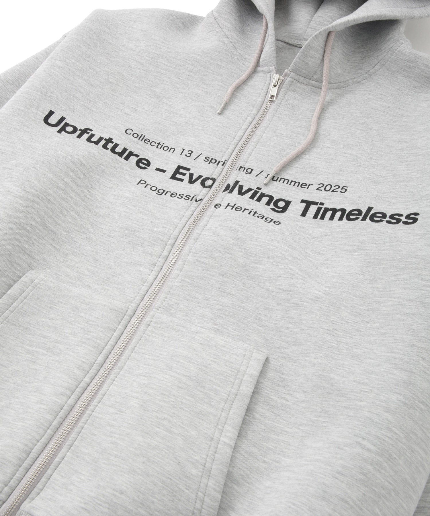 オーバーサイズロゴジップフーディ