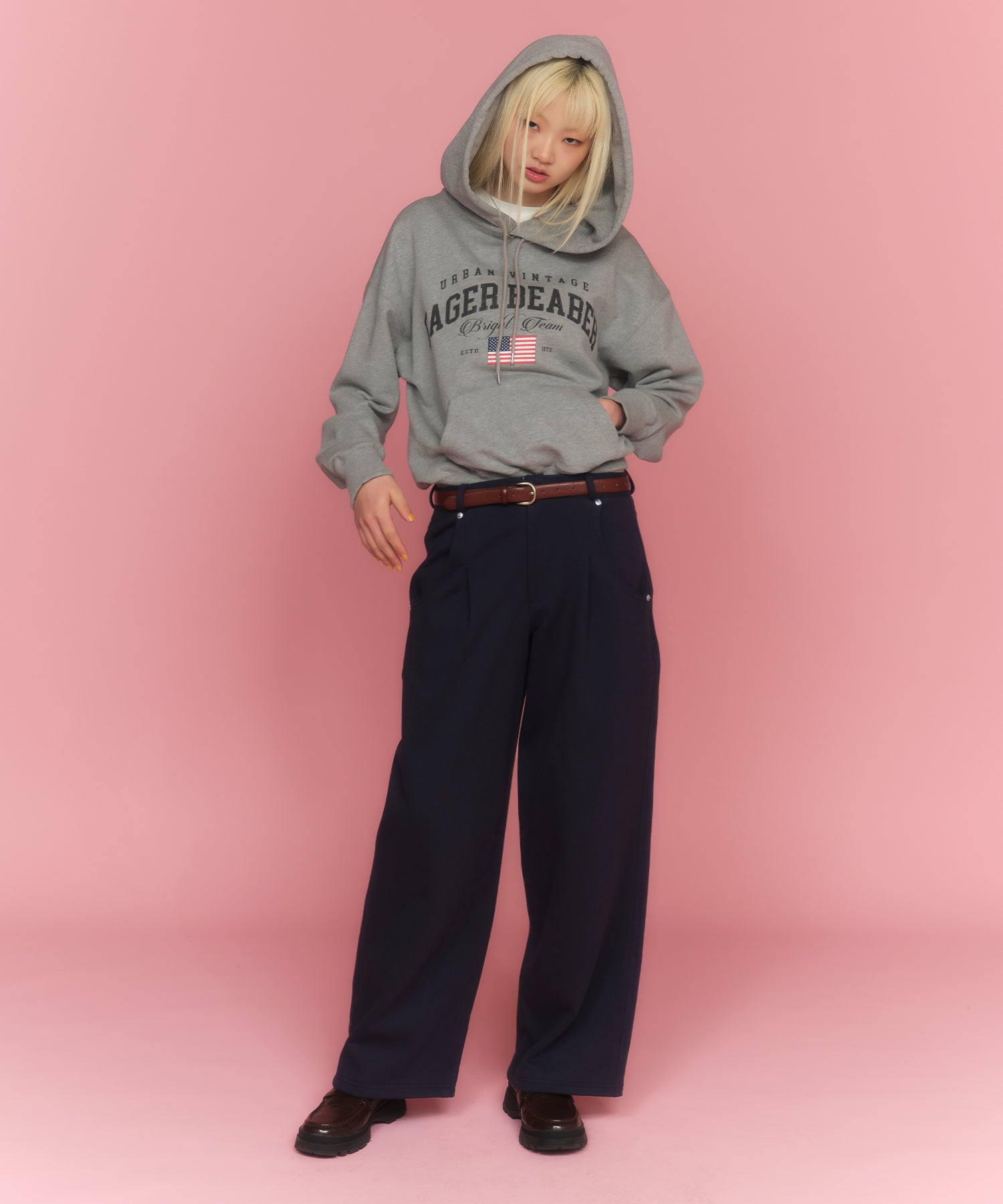 MODEL:174cm/COLOR:NAVY/SIZE:F