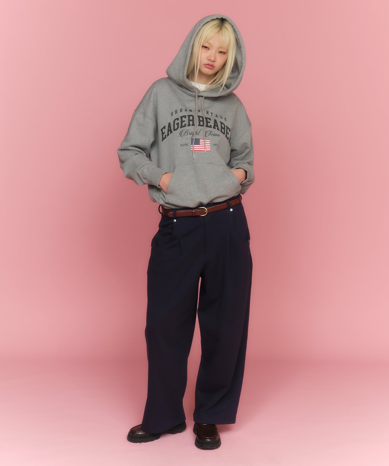 MODEL:174cm/COLOR:NAVY/SIZE:F