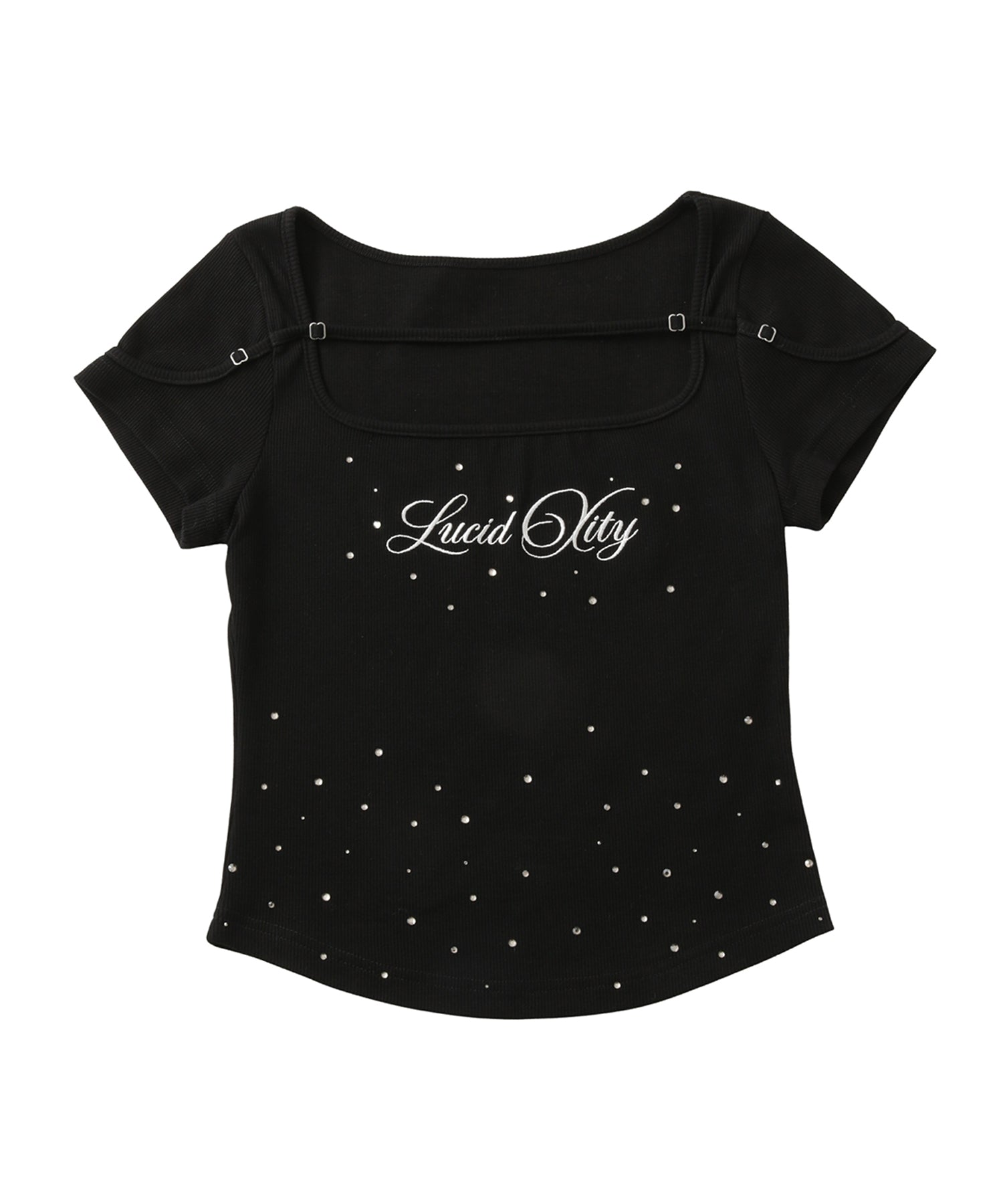 Rhinestone Rib Top