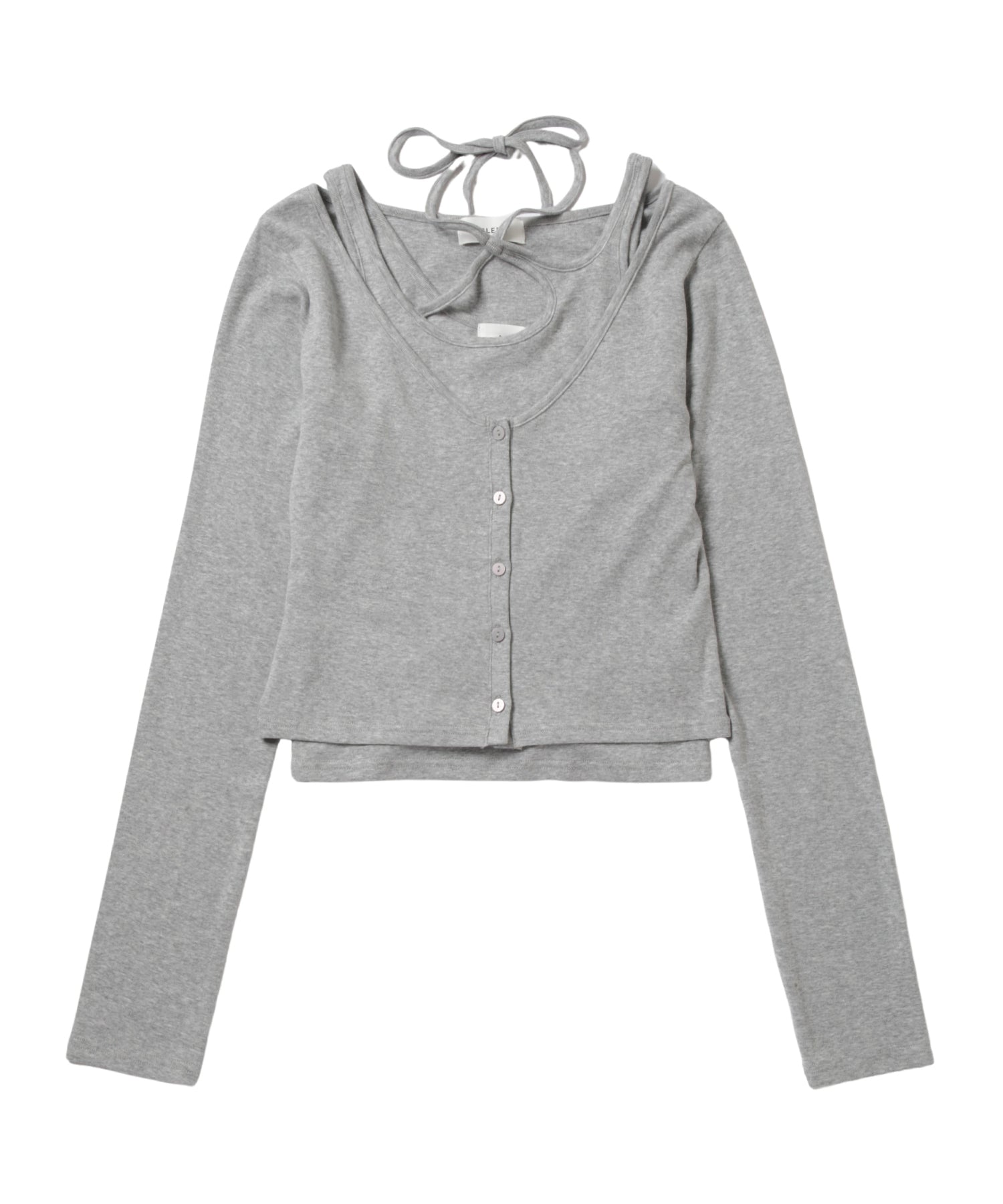 Halter Inner Cardigan Set