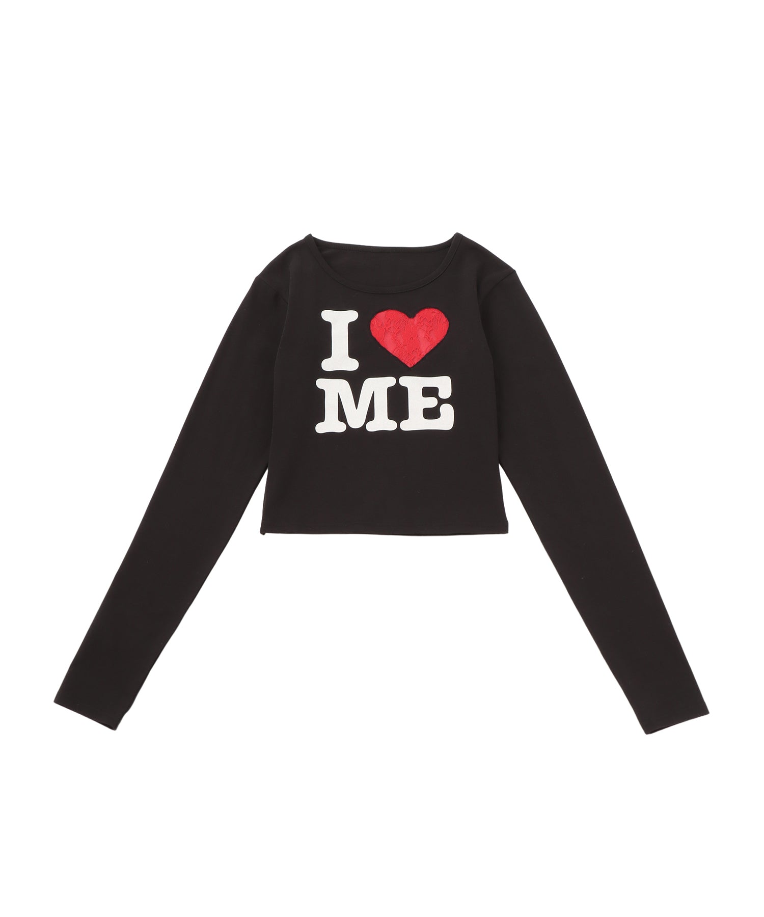 レースモチーフILOVEロゴロンT