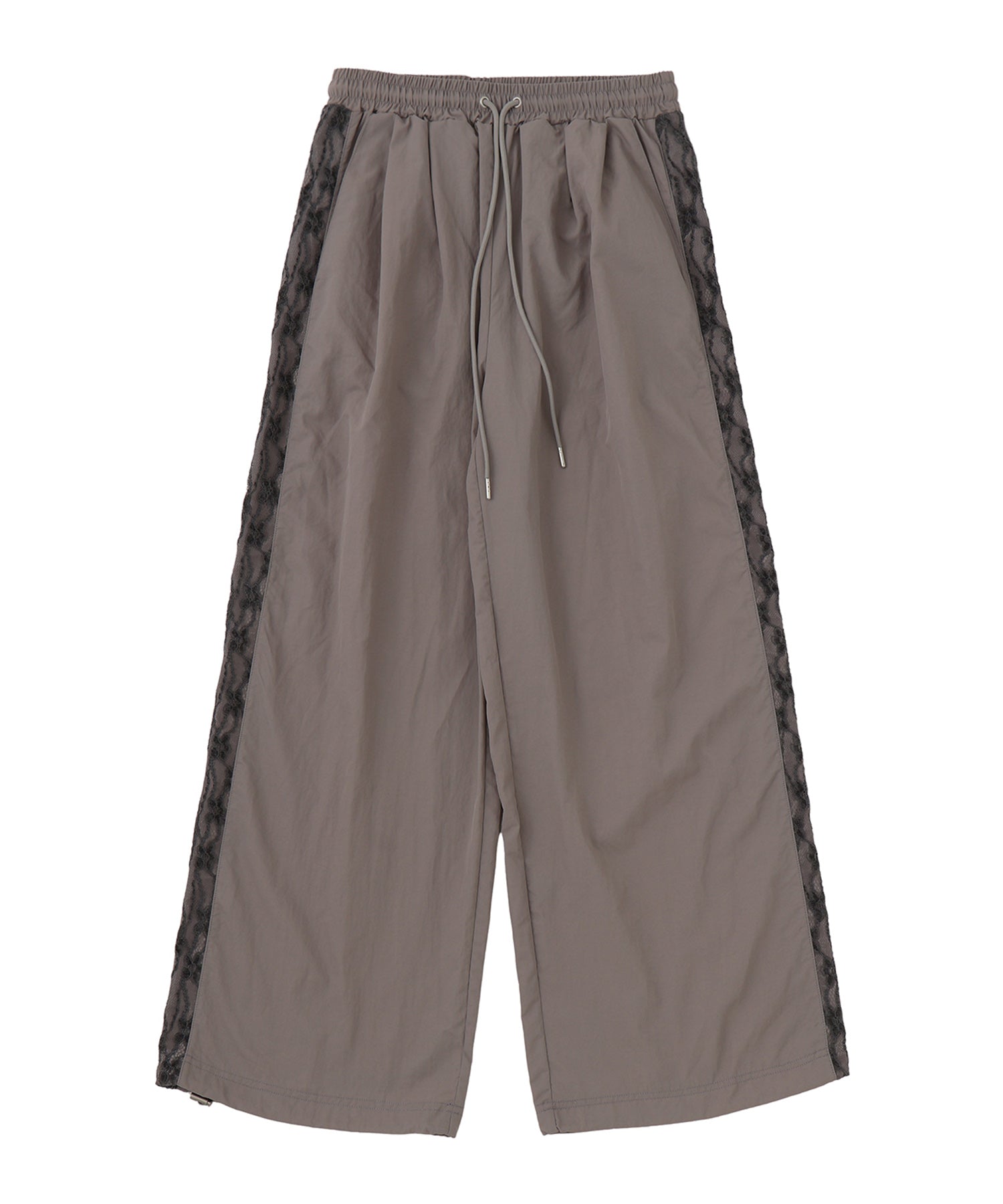 サイドレースナイロンジャージパンツ