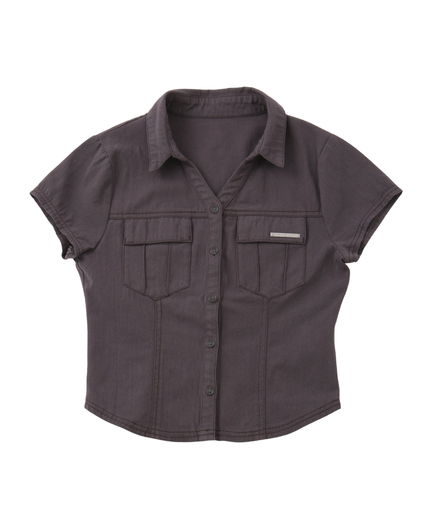 コンパクトワークシャツトップス