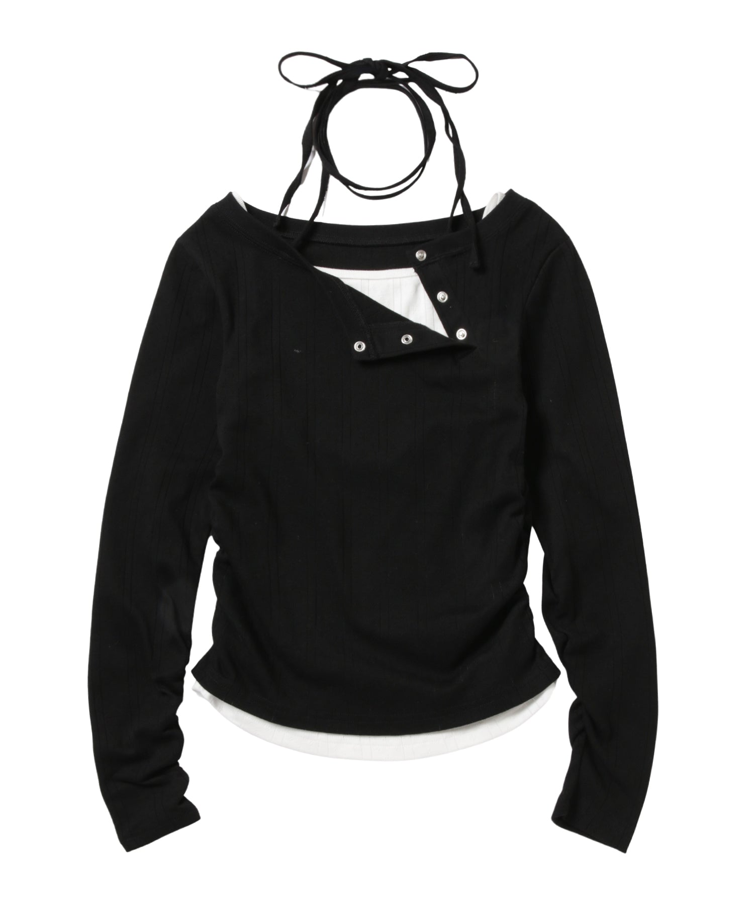 One-Shoulder Layered Top