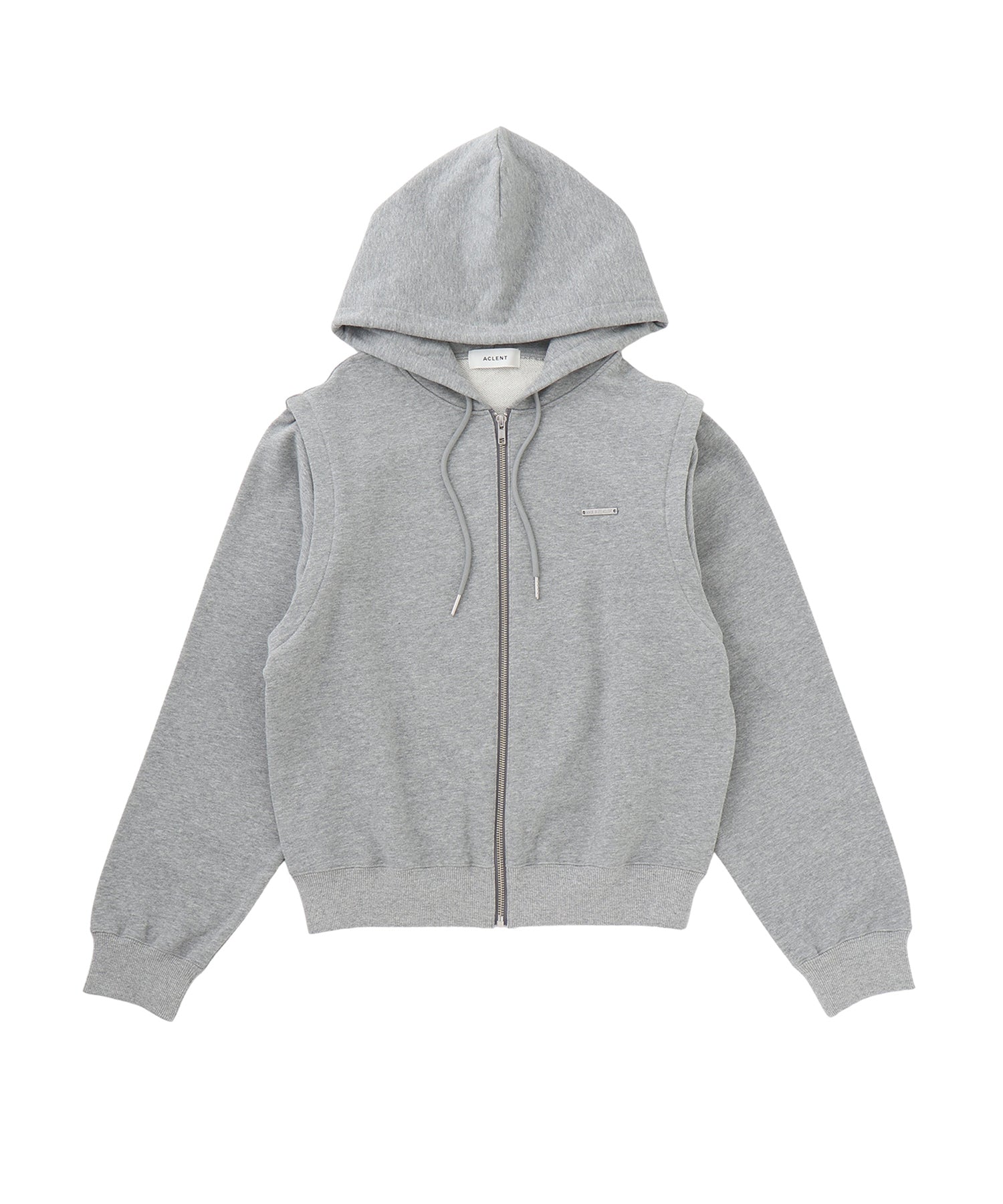 2wayオーバージップフーディー