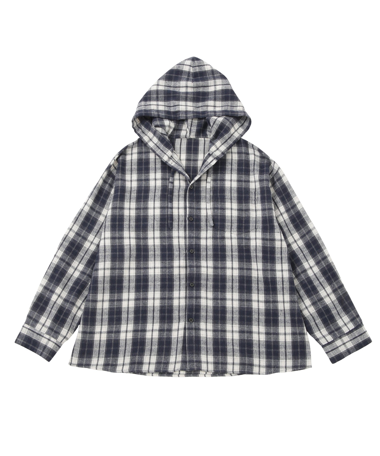 ヴィンテージフードチェックシャツ