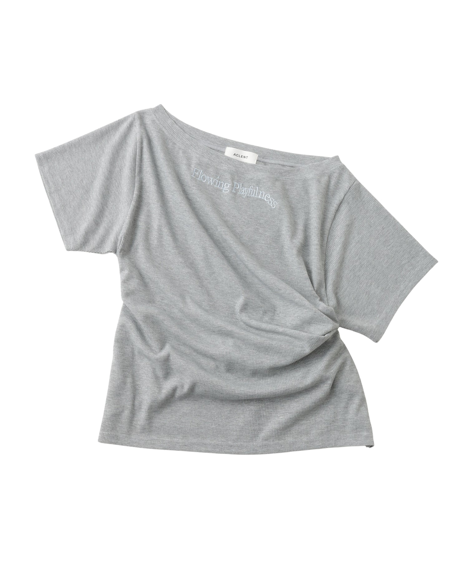 Lame Logo One-Shoulder Top