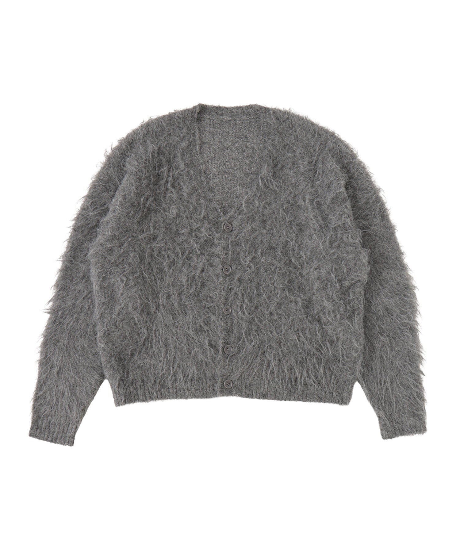 シャギーニットルーズカーディガン