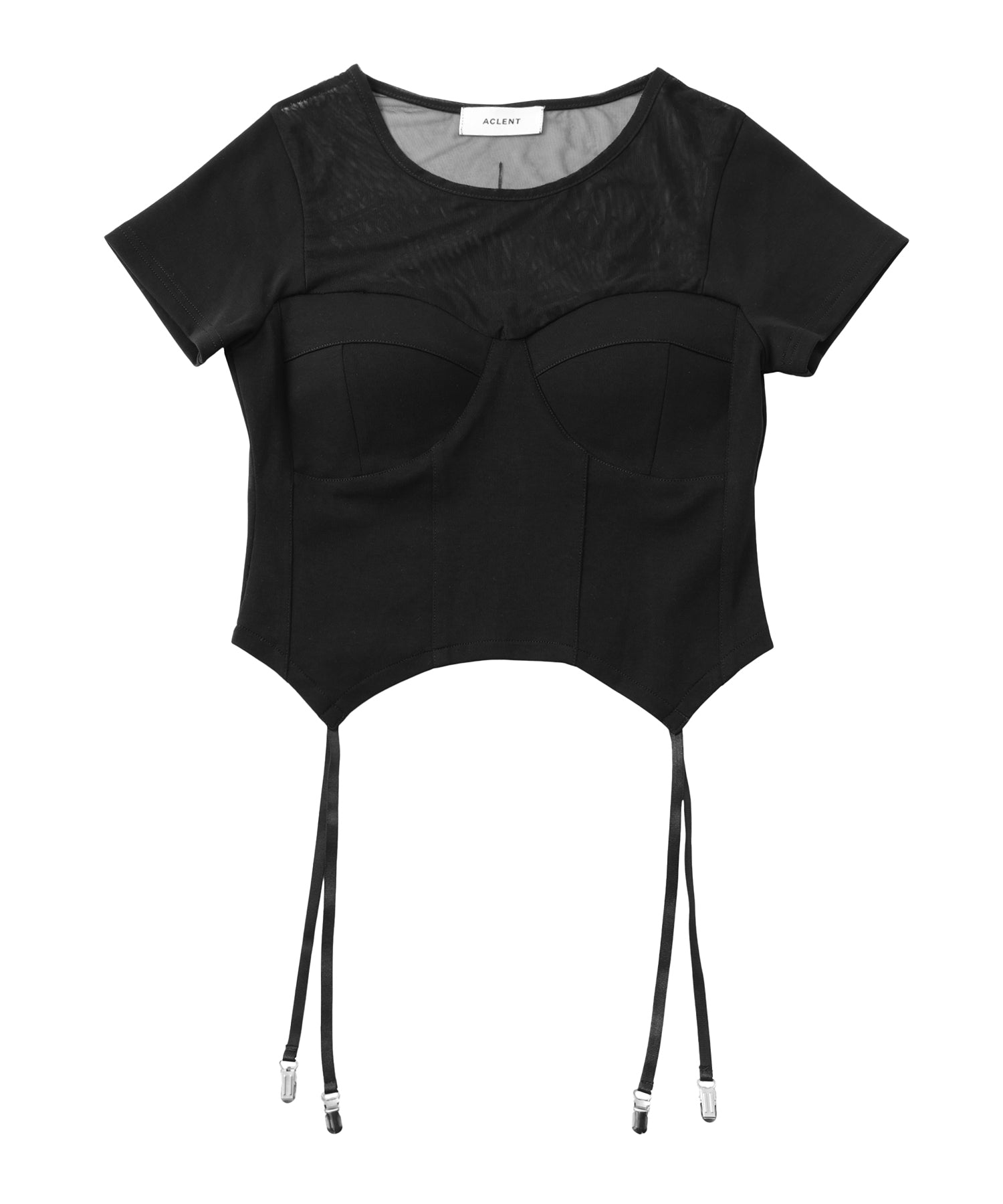 Garter Sheer Top