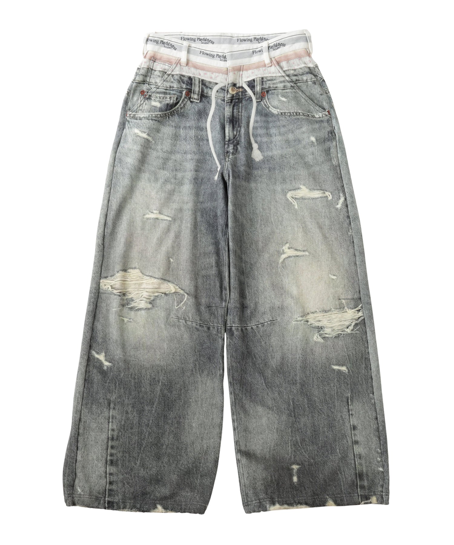 Printed Sweatpants – Denim Ⅱ