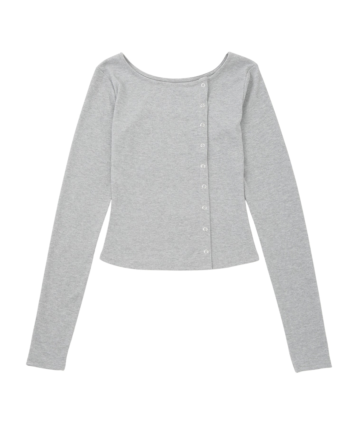 スナップボタンリブロンT