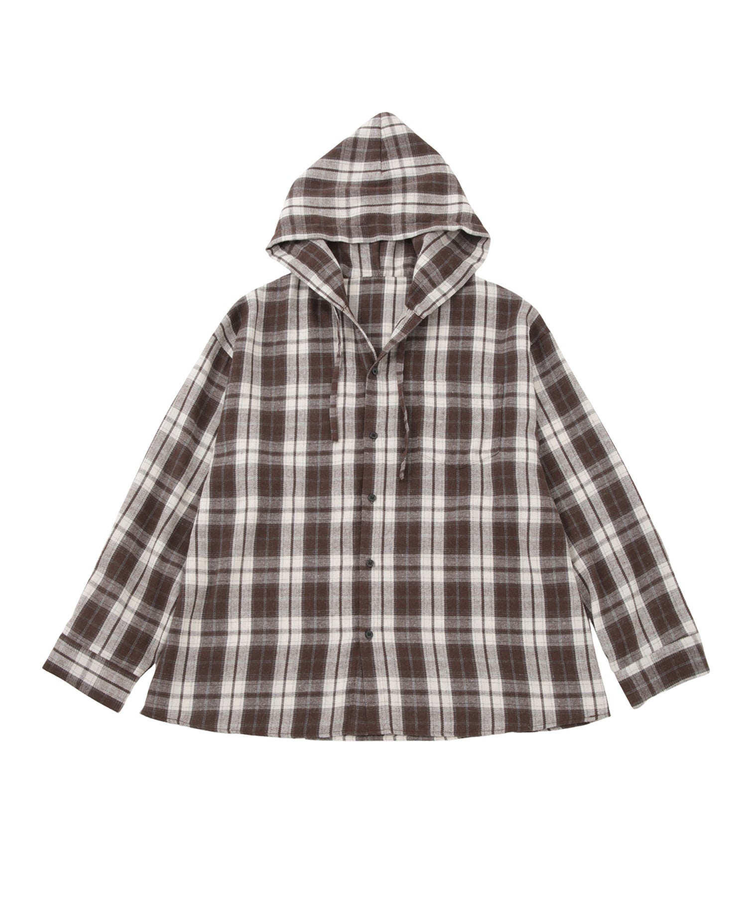 ヴィンテージフードチェックシャツ