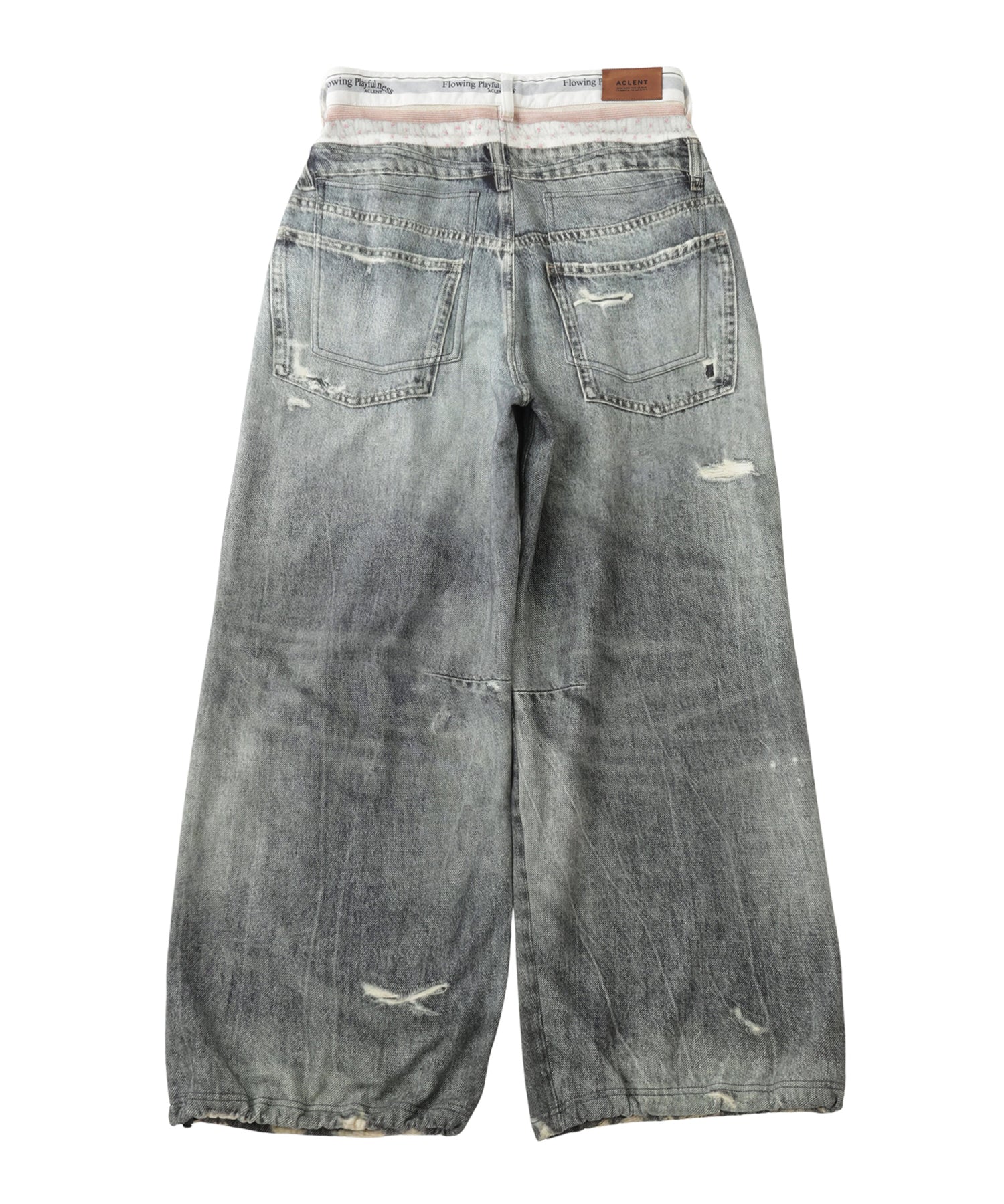 Printed Sweatpants – Denim Ⅱ