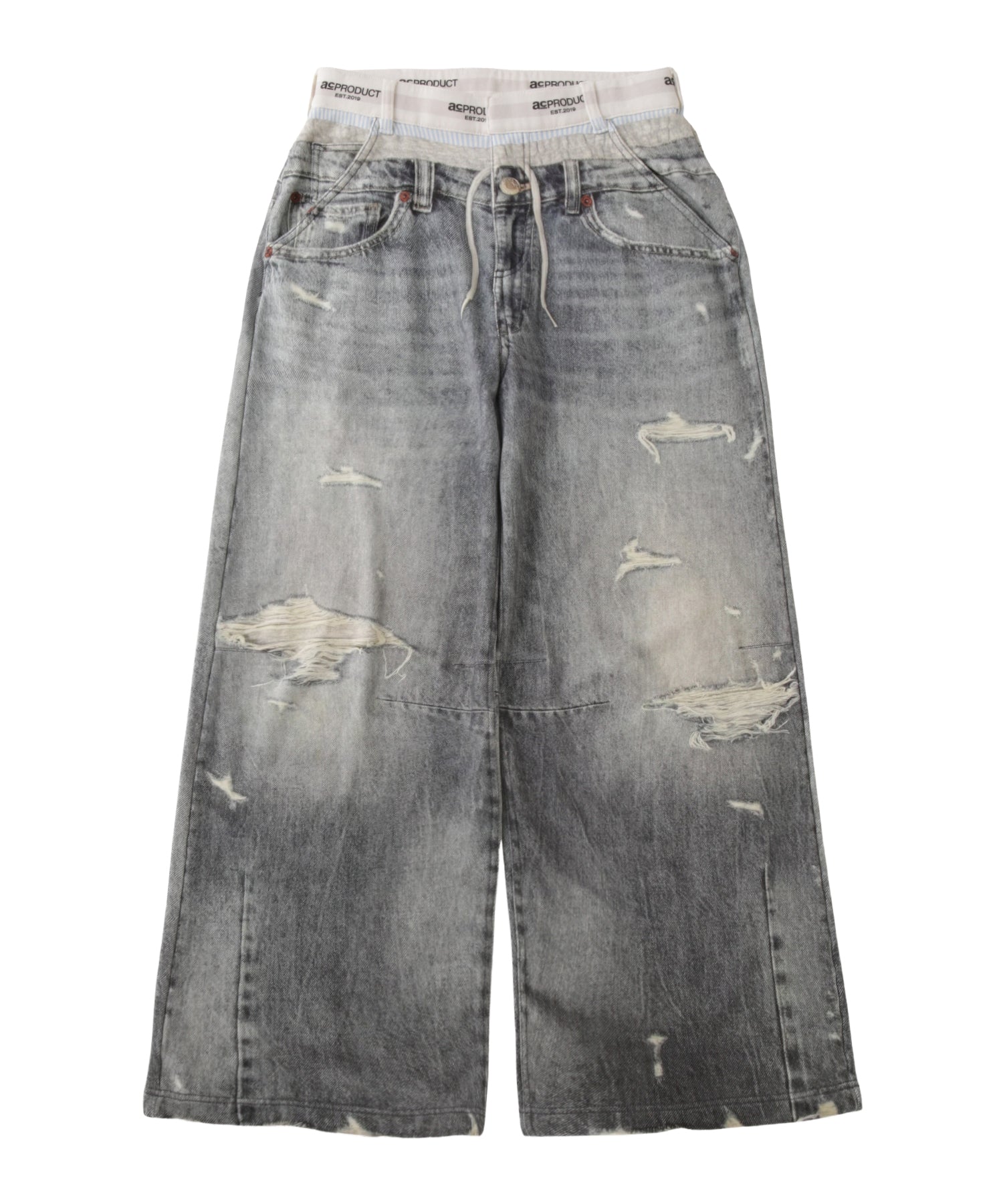 Printed Sweatpants – Denim