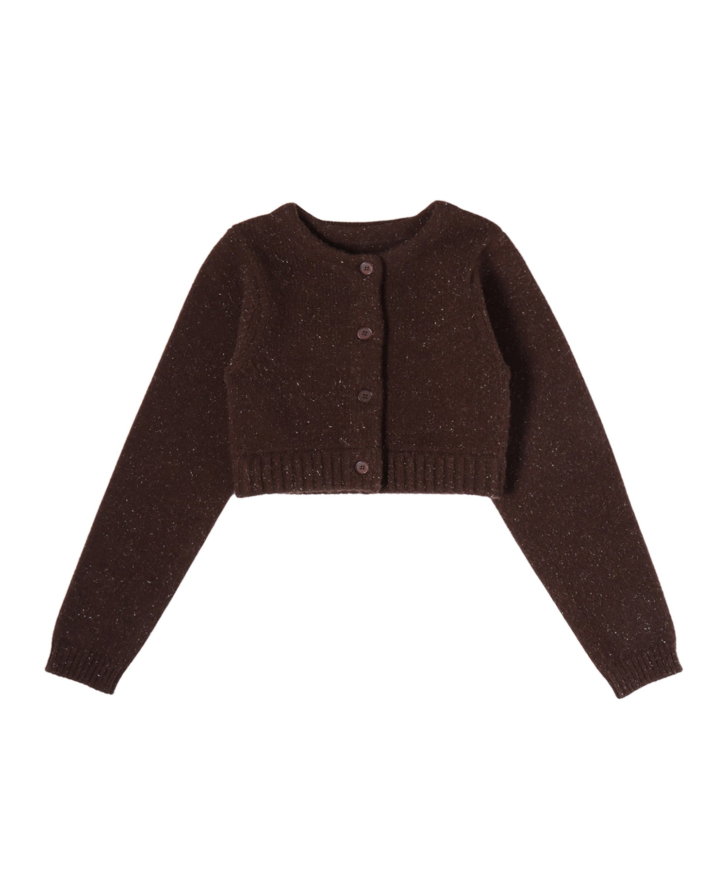 ラメニットカーディガン