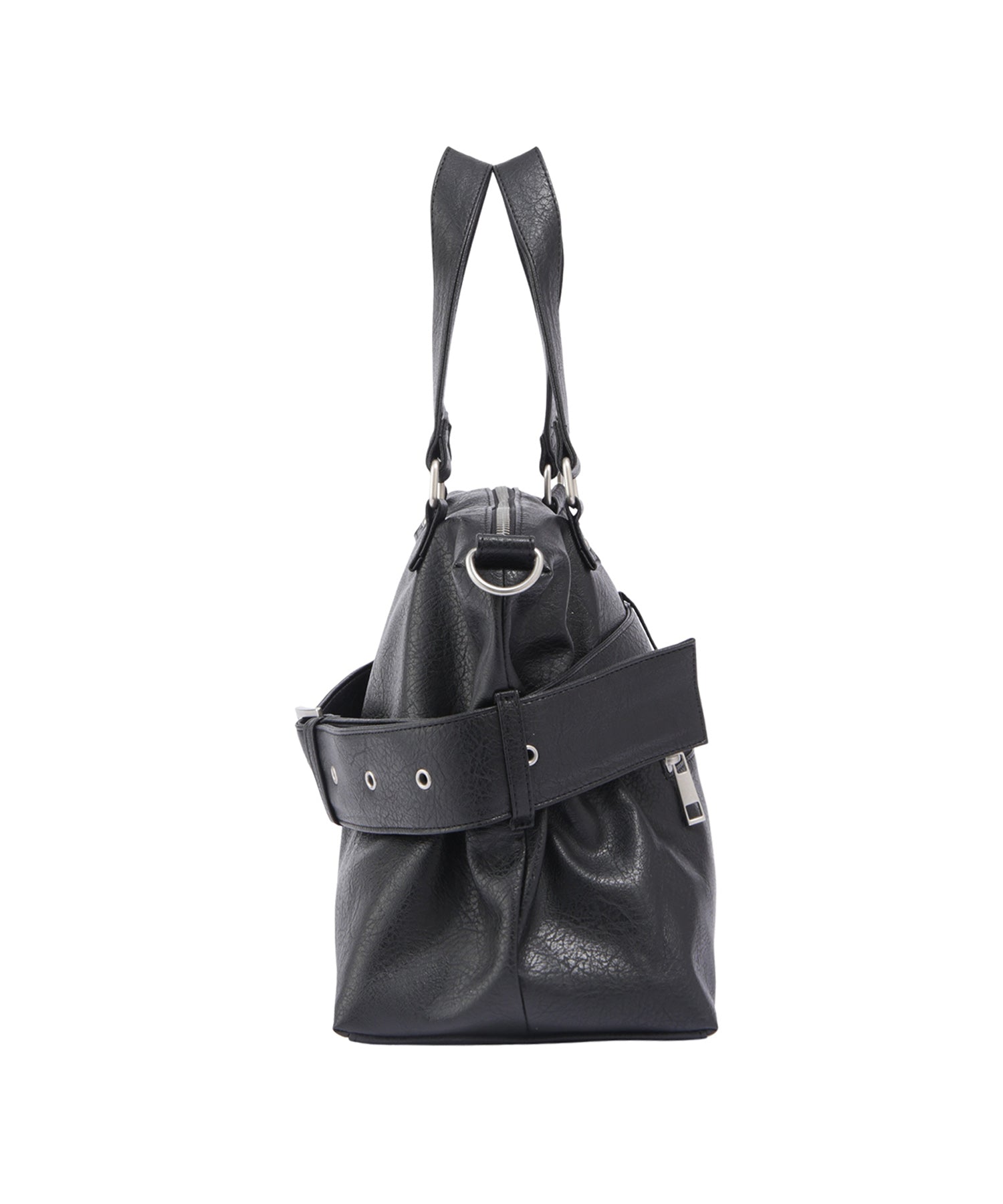 ベルトディティールワンハンドルショルダーバッグ