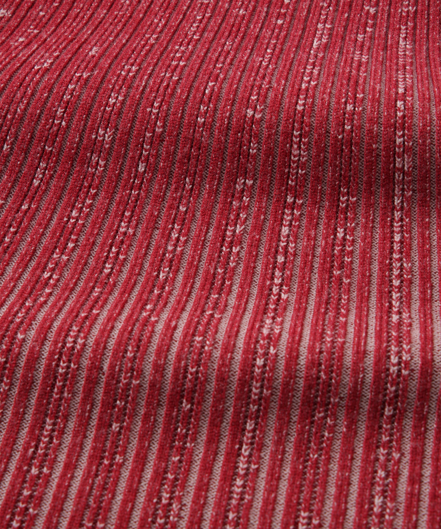 ランダムリブタートルニットトップス