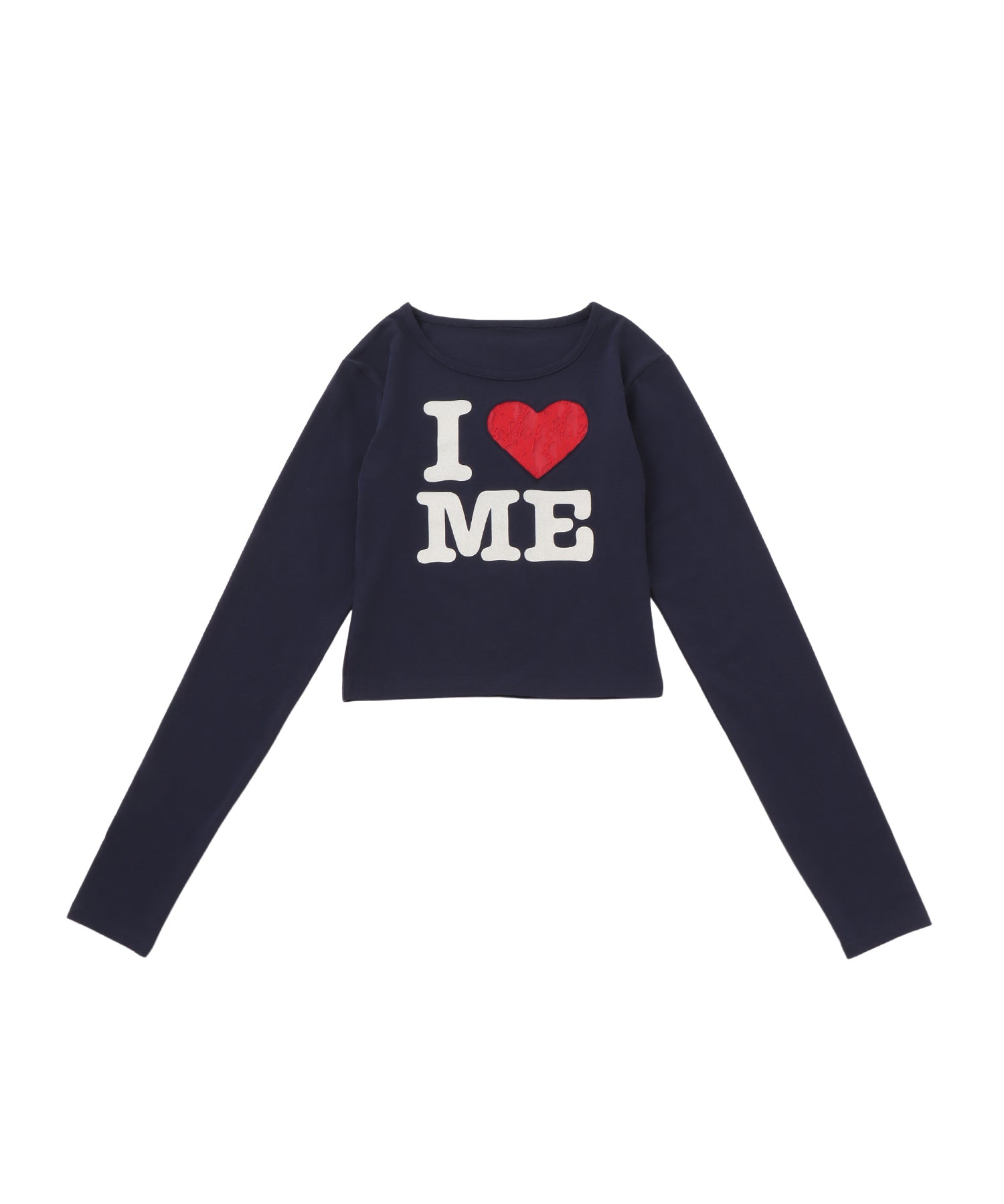 レースモチーフILOVEロゴロンT