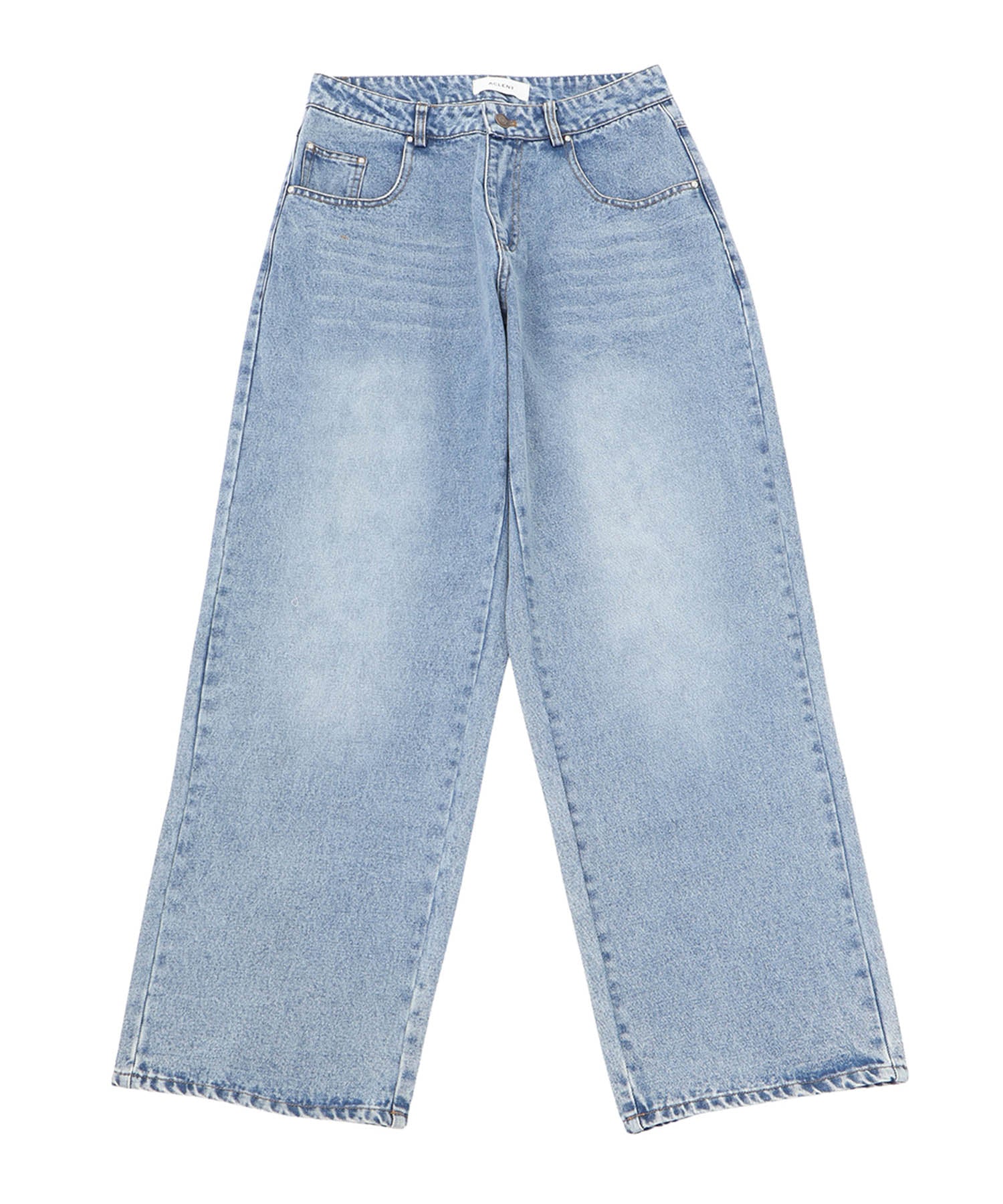 ストレートJ/Wスタッズデニムパンツ