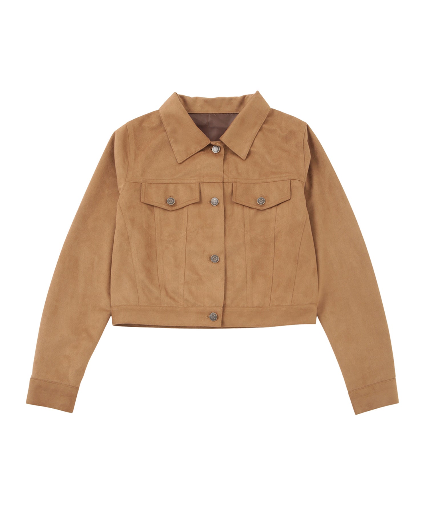 エンボスロゴスエードジャケット