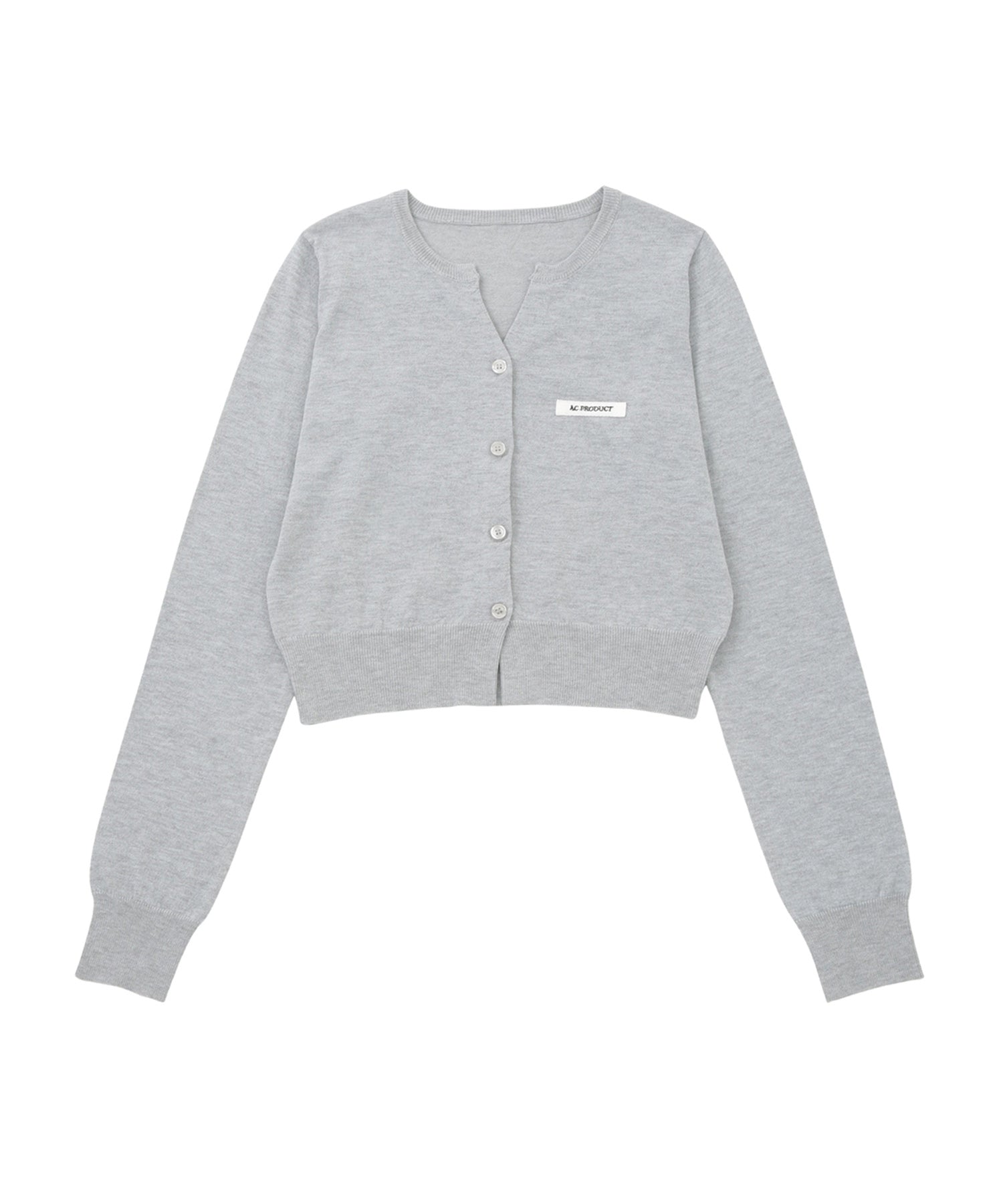 コンパクトスリットニットカーデ