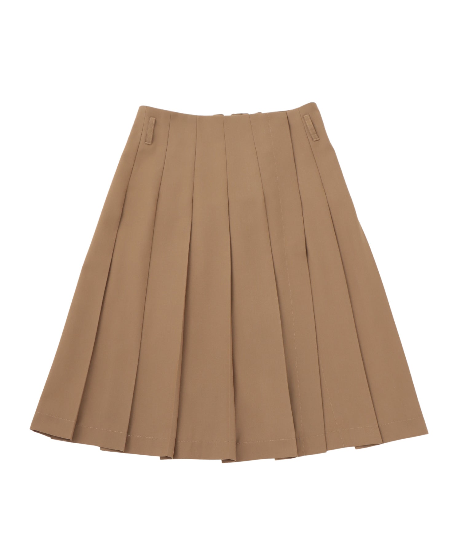 プリーツラップミディスカート