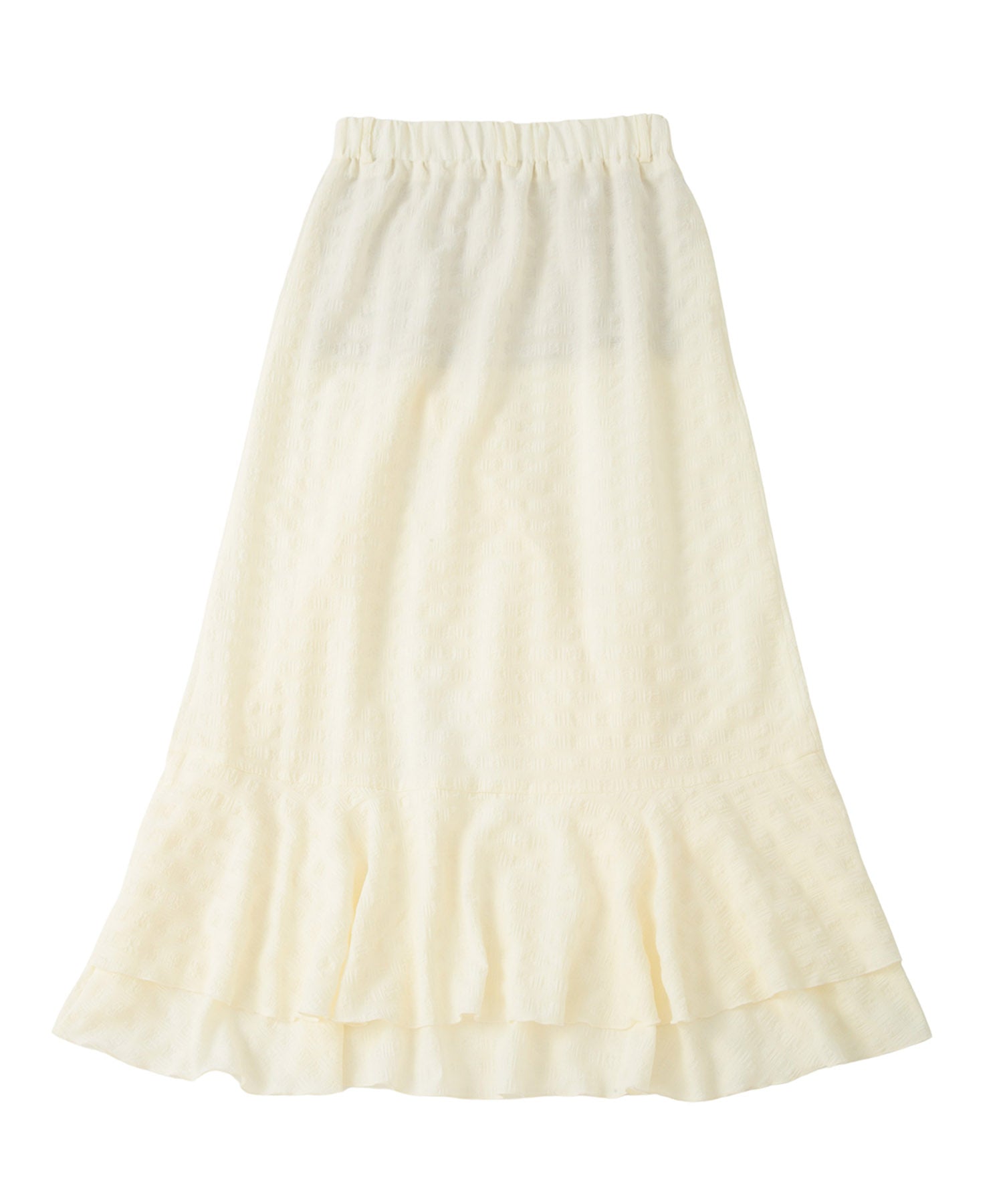 アシンメトリーティアードスカート