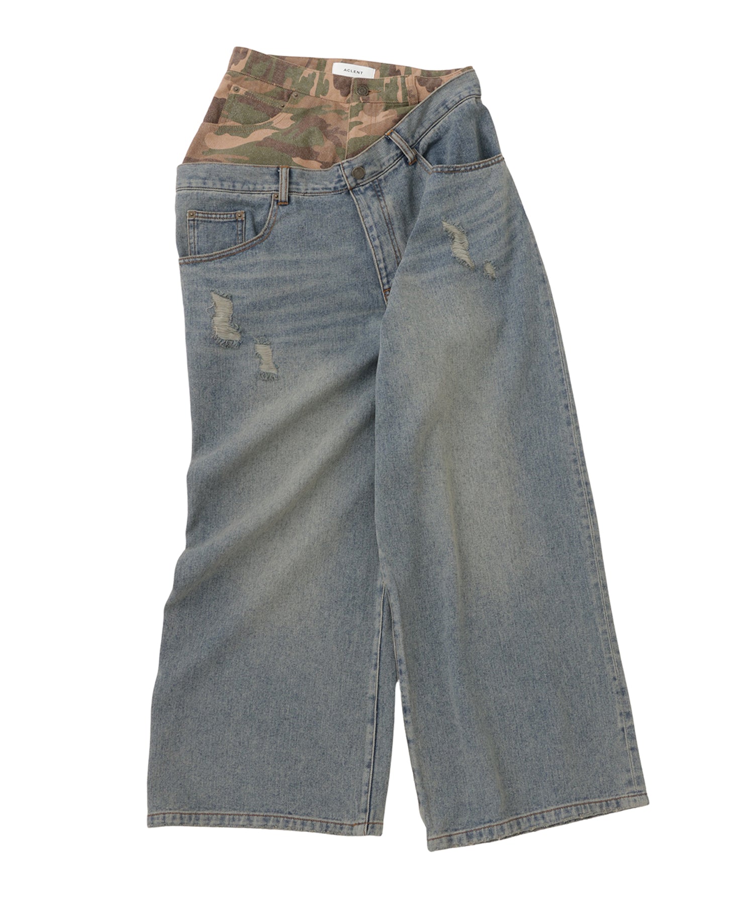 Asym Layered Denim