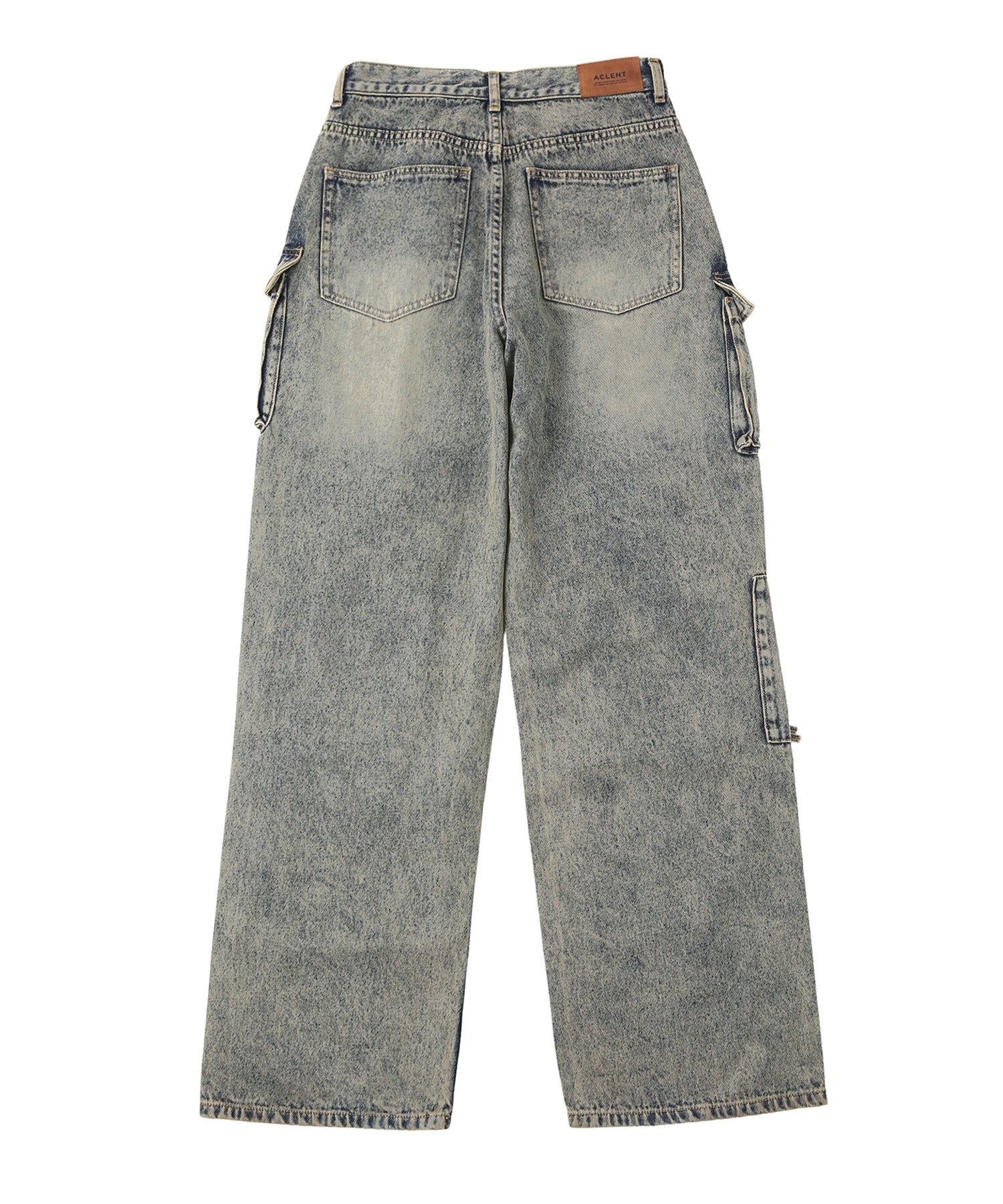 マルチポケットデニムカーゴパンツ