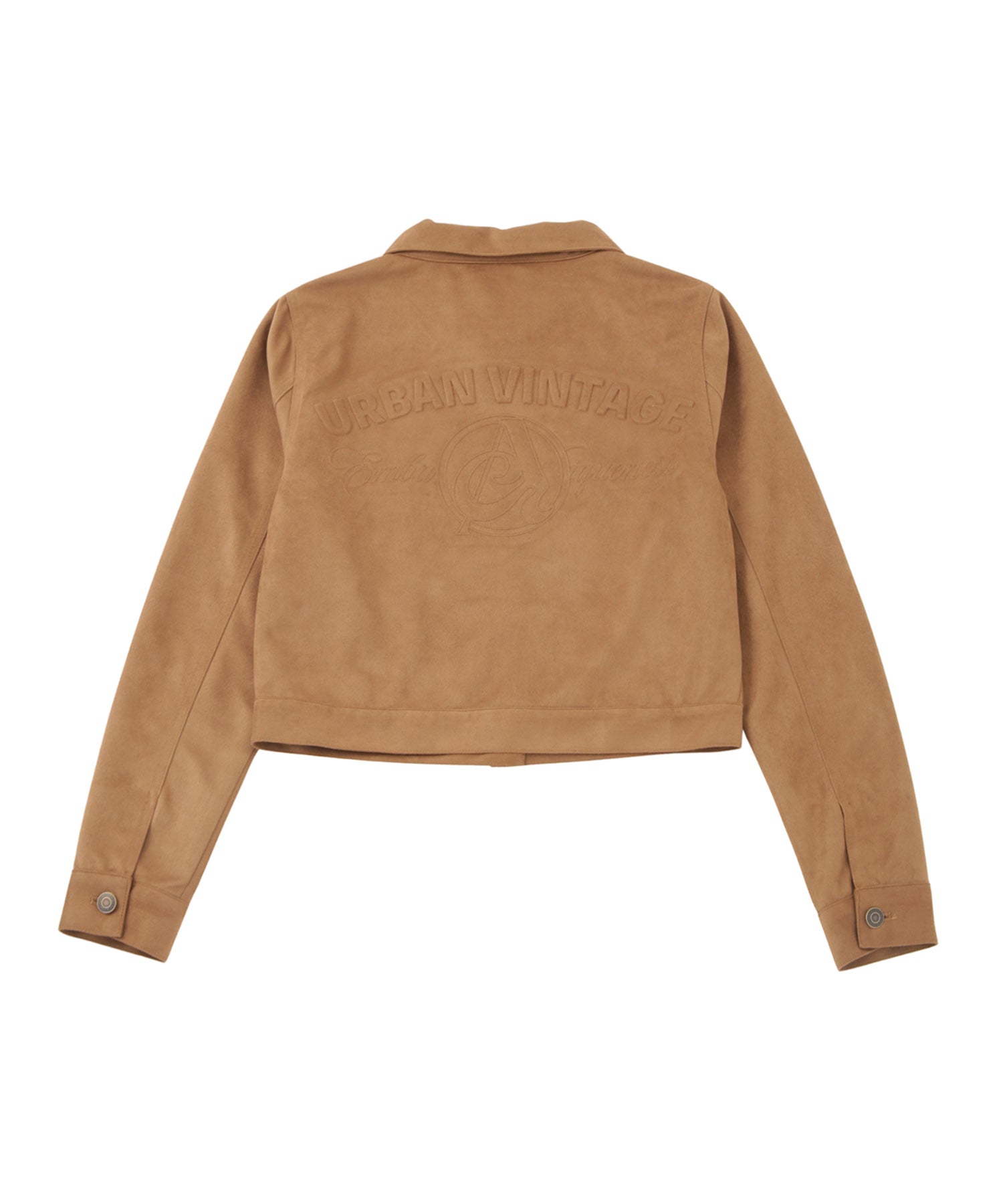 エンボスロゴスエードジャケット