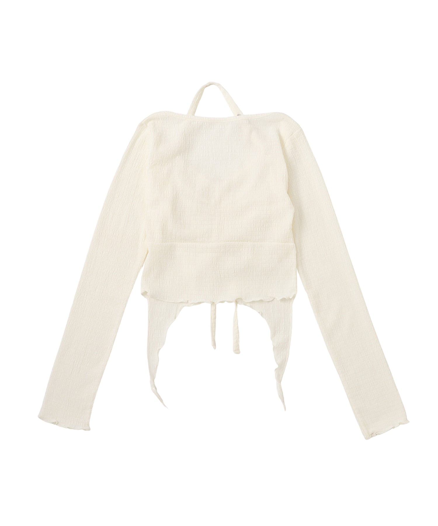 Halter Gathered Compact Top