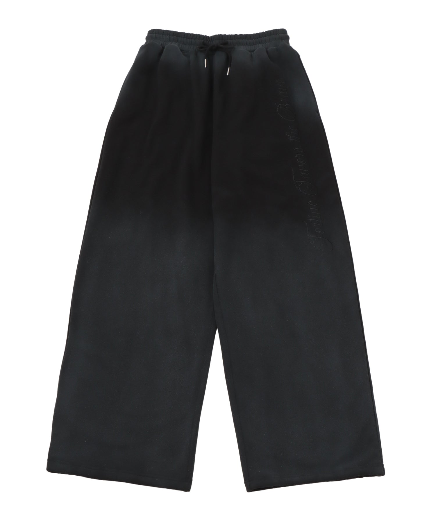 Gradation logo sweatpants