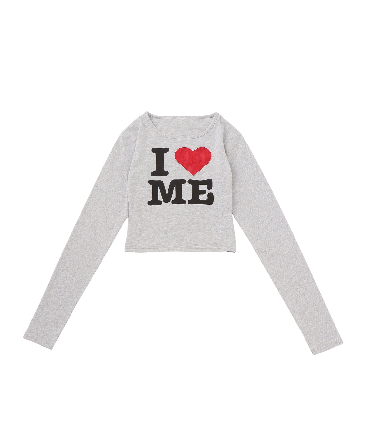 レースモチーフILOVEロゴロンT