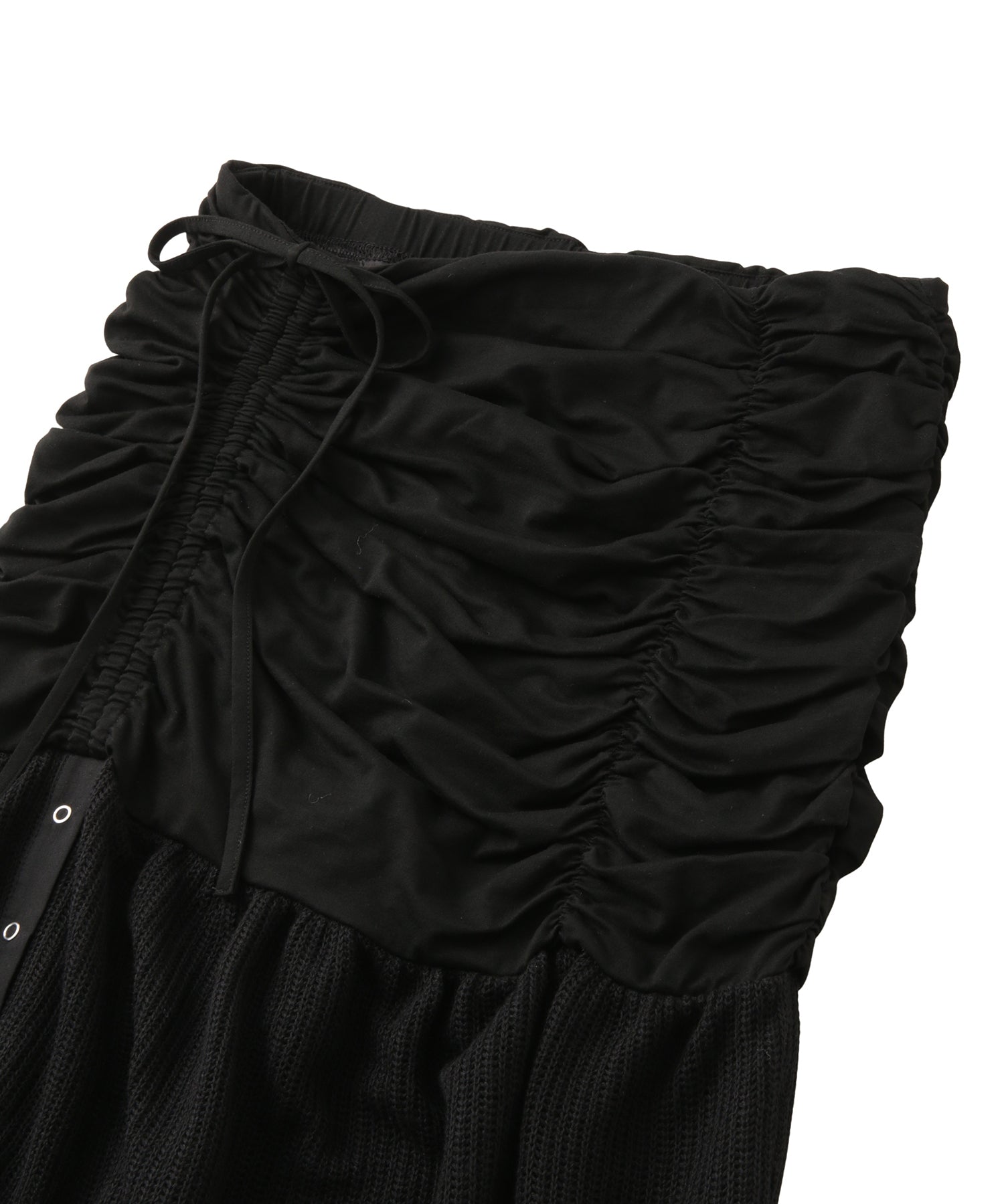 Mesh Slit Long Skirt