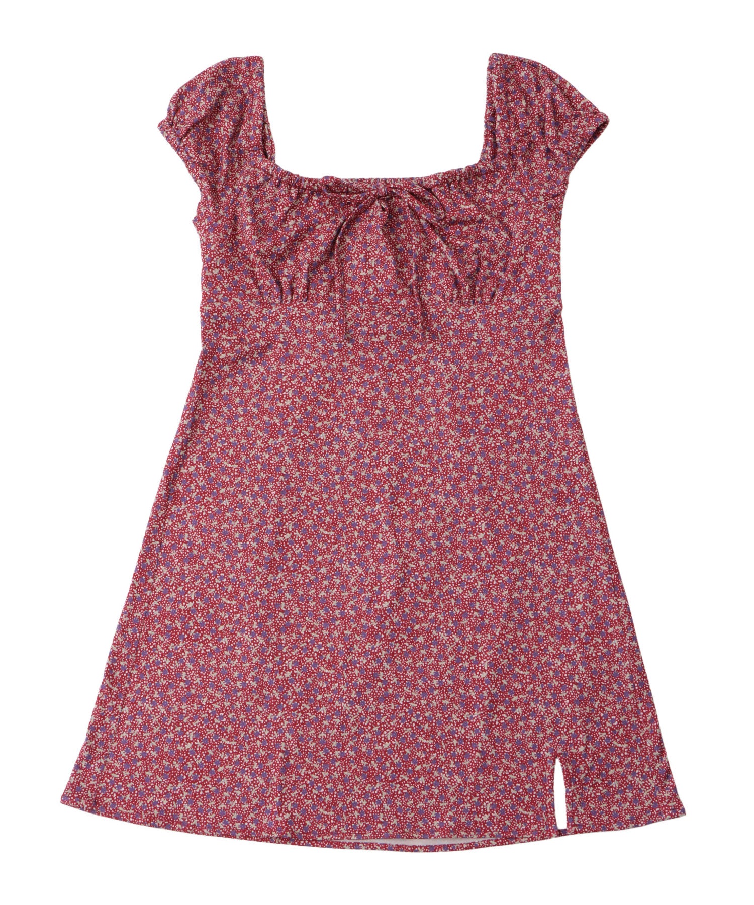 フロレットショートスリーブミニドレス