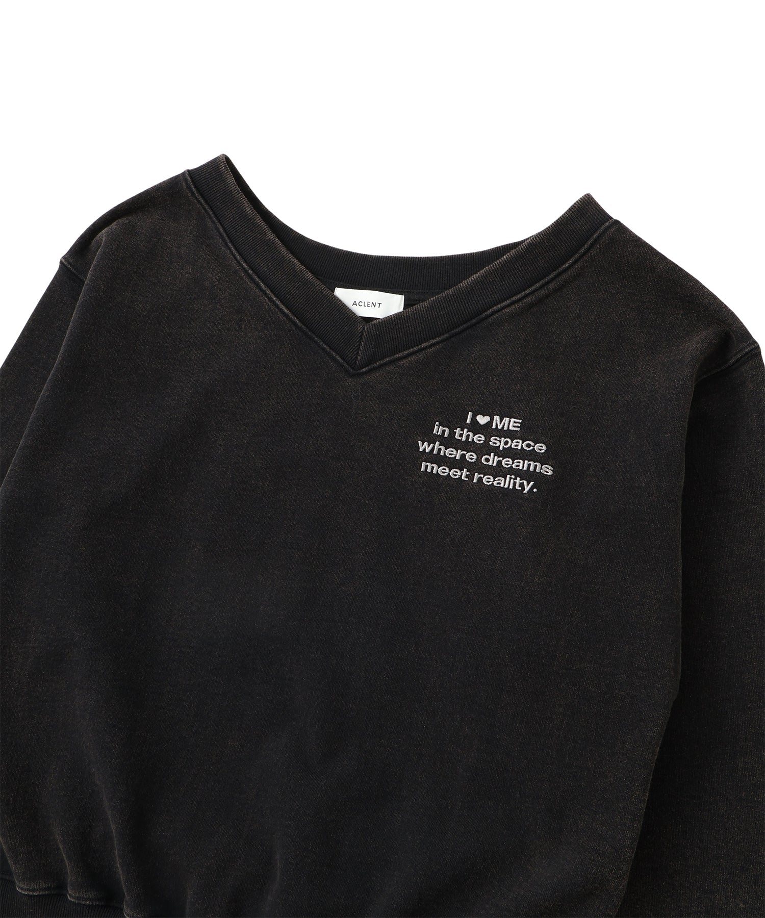 Off-Shoulder Loose Sweat – Pigment