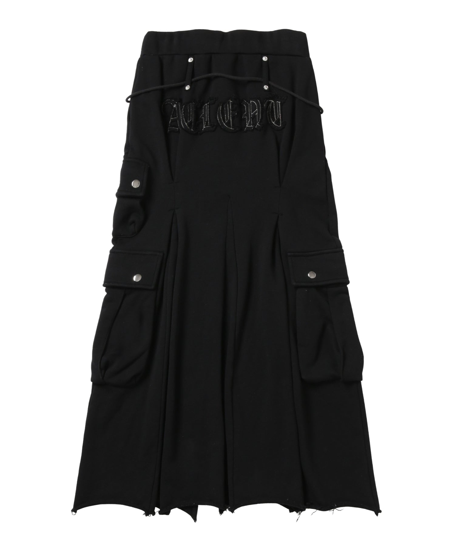 Patch Sweat Long Skirt