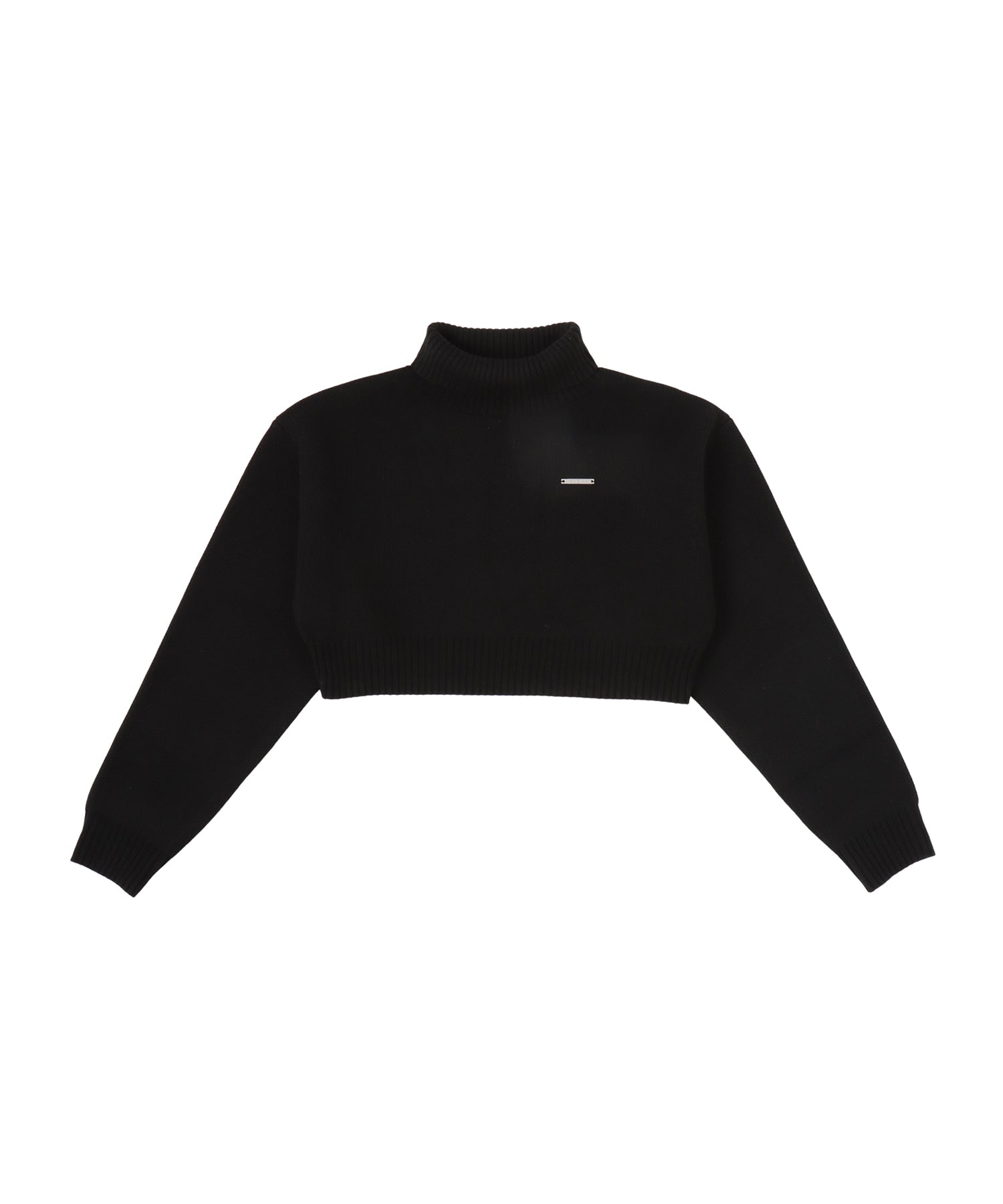 ルーズタートルジャガードニット