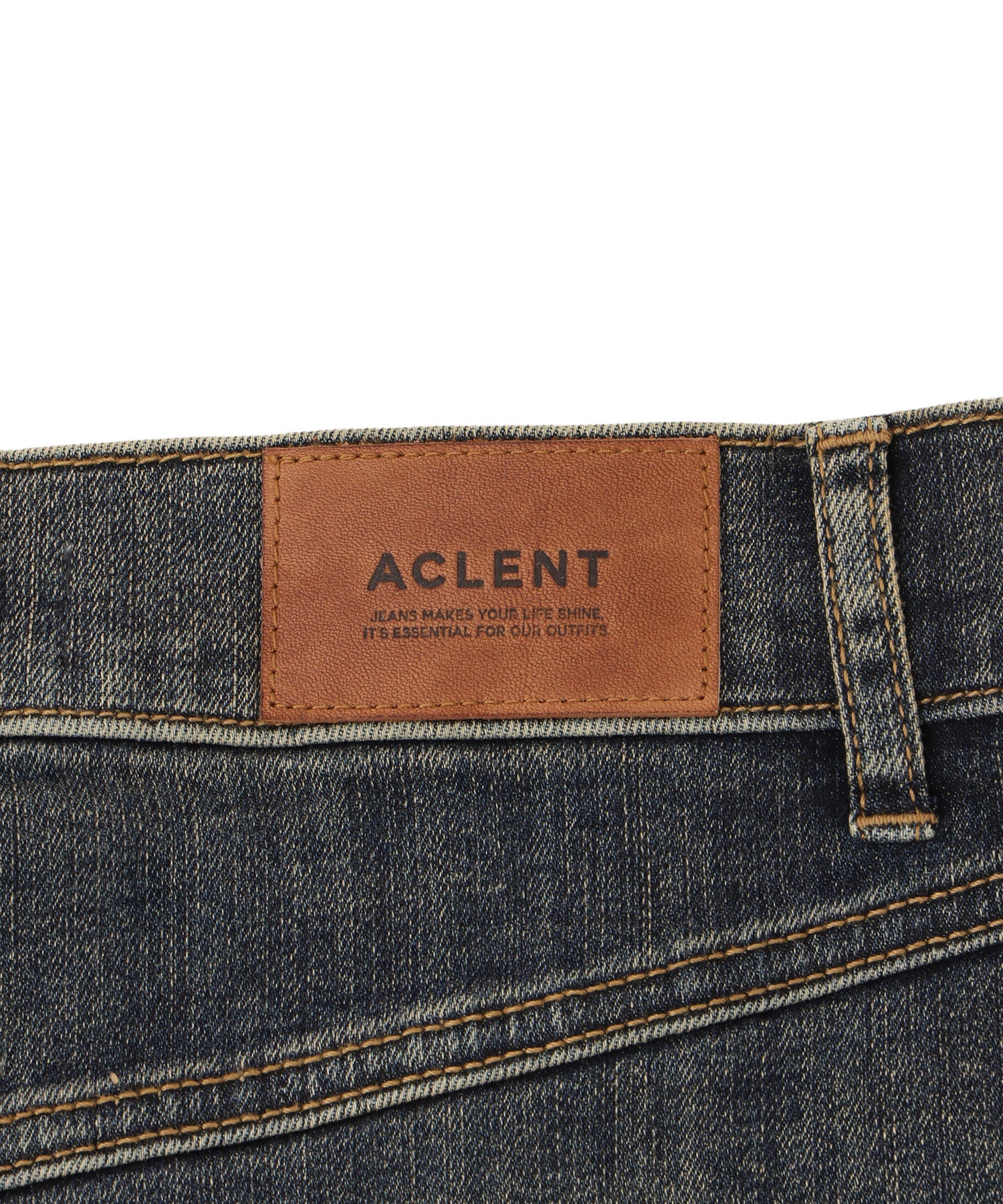 ジップスリットデニムミニスカート