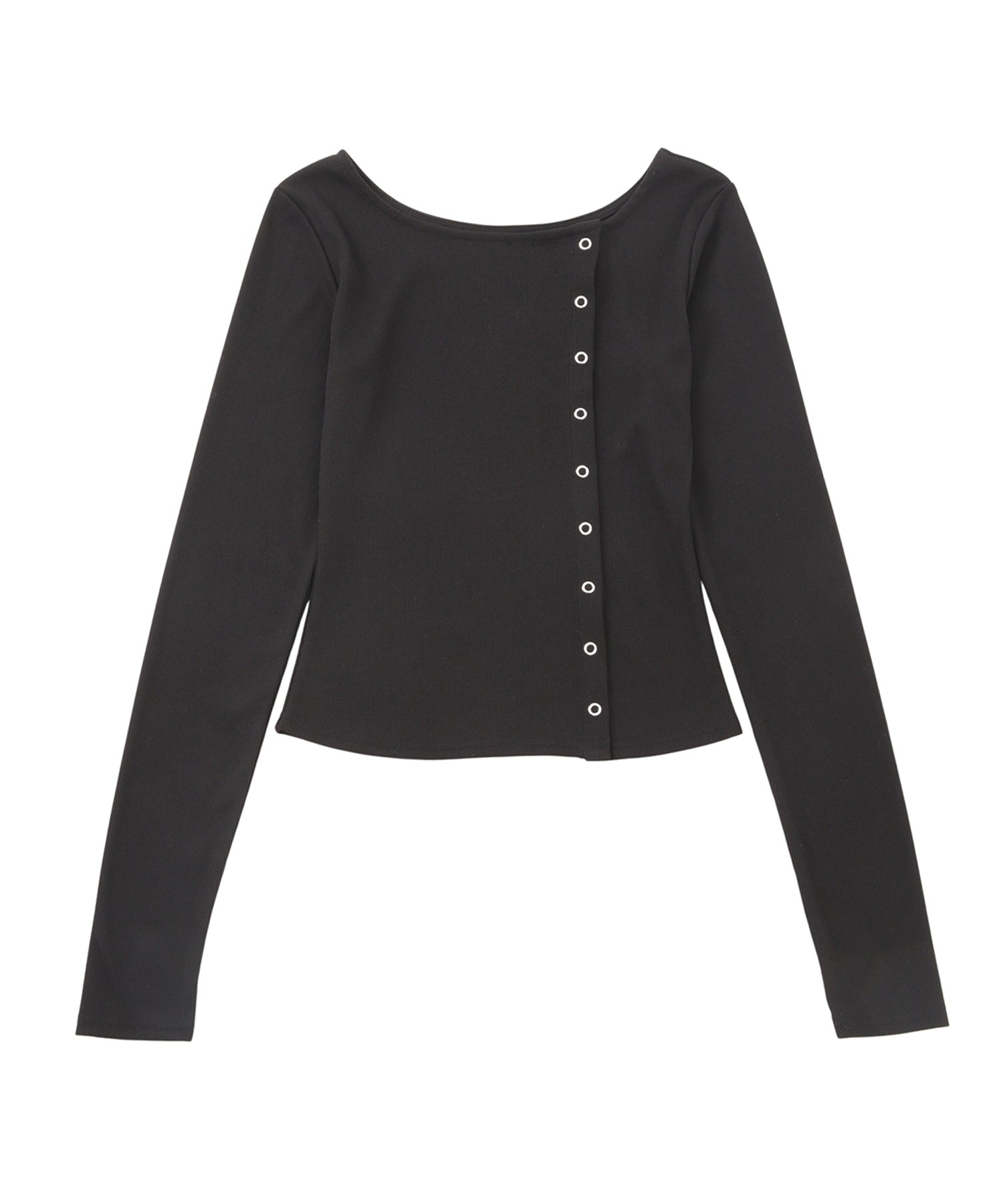 スナップボタンリブロンT