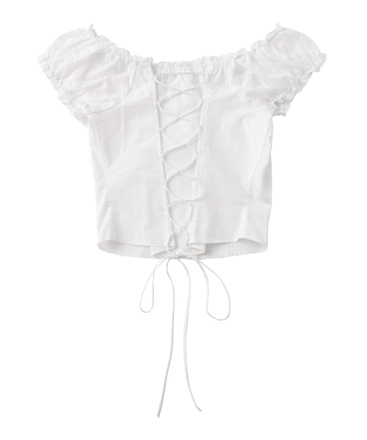 Cap Sleeve Lace Blouse