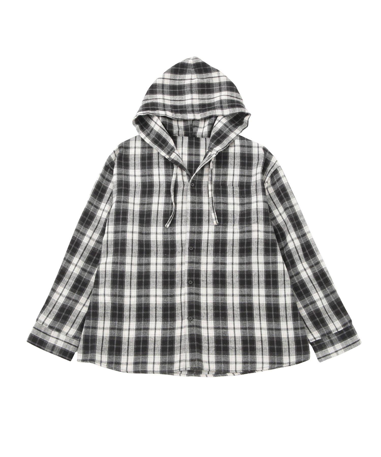 ヴィンテージフードチェックシャツ