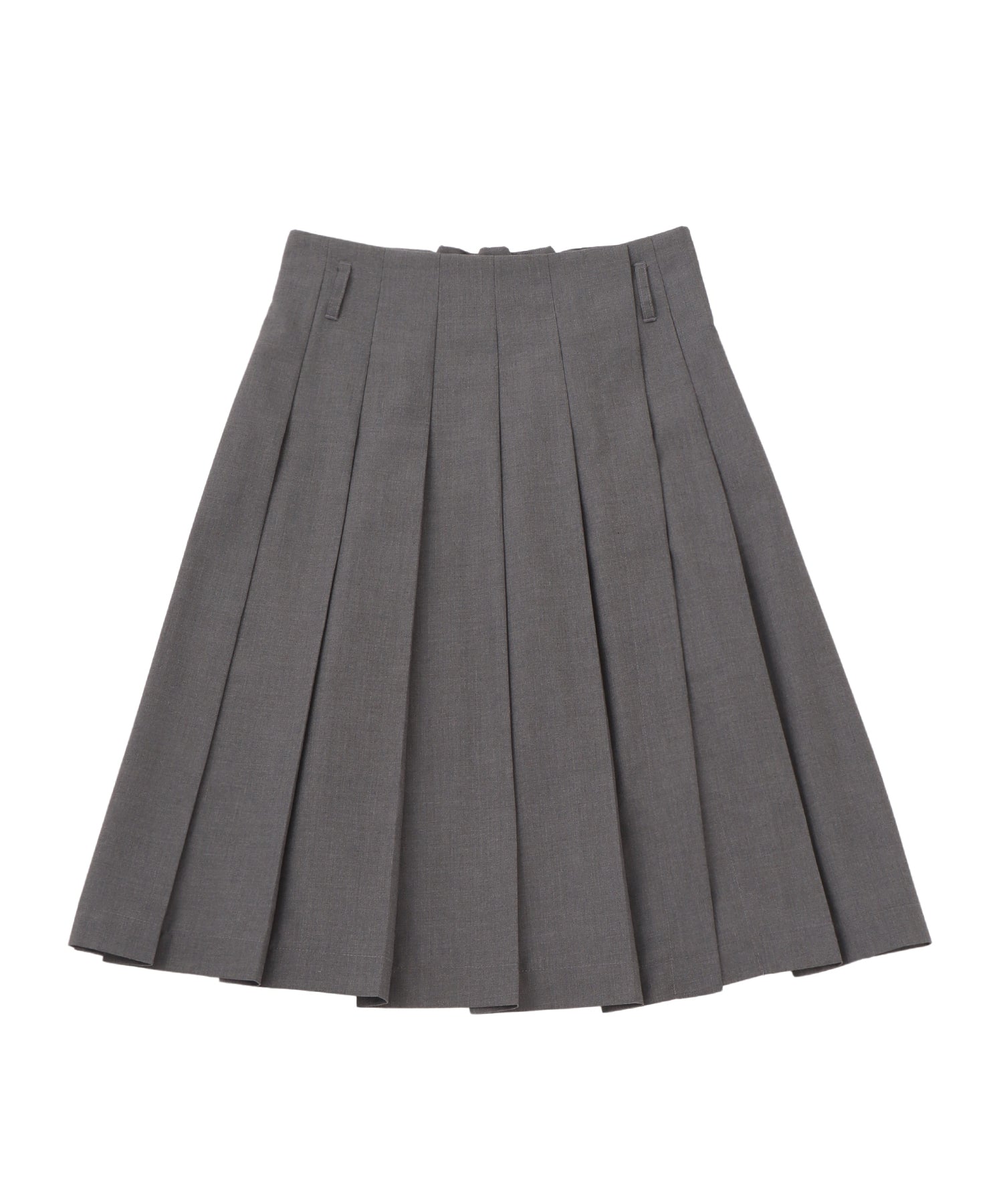 プリーツラップミディスカート