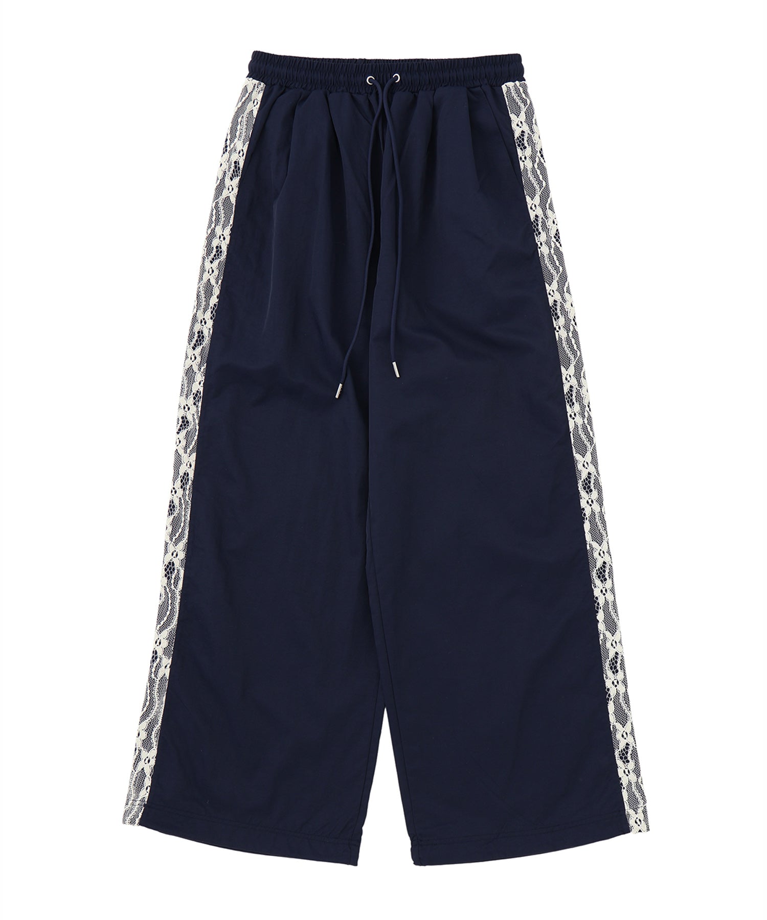 サイドレースナイロンジャージパンツ