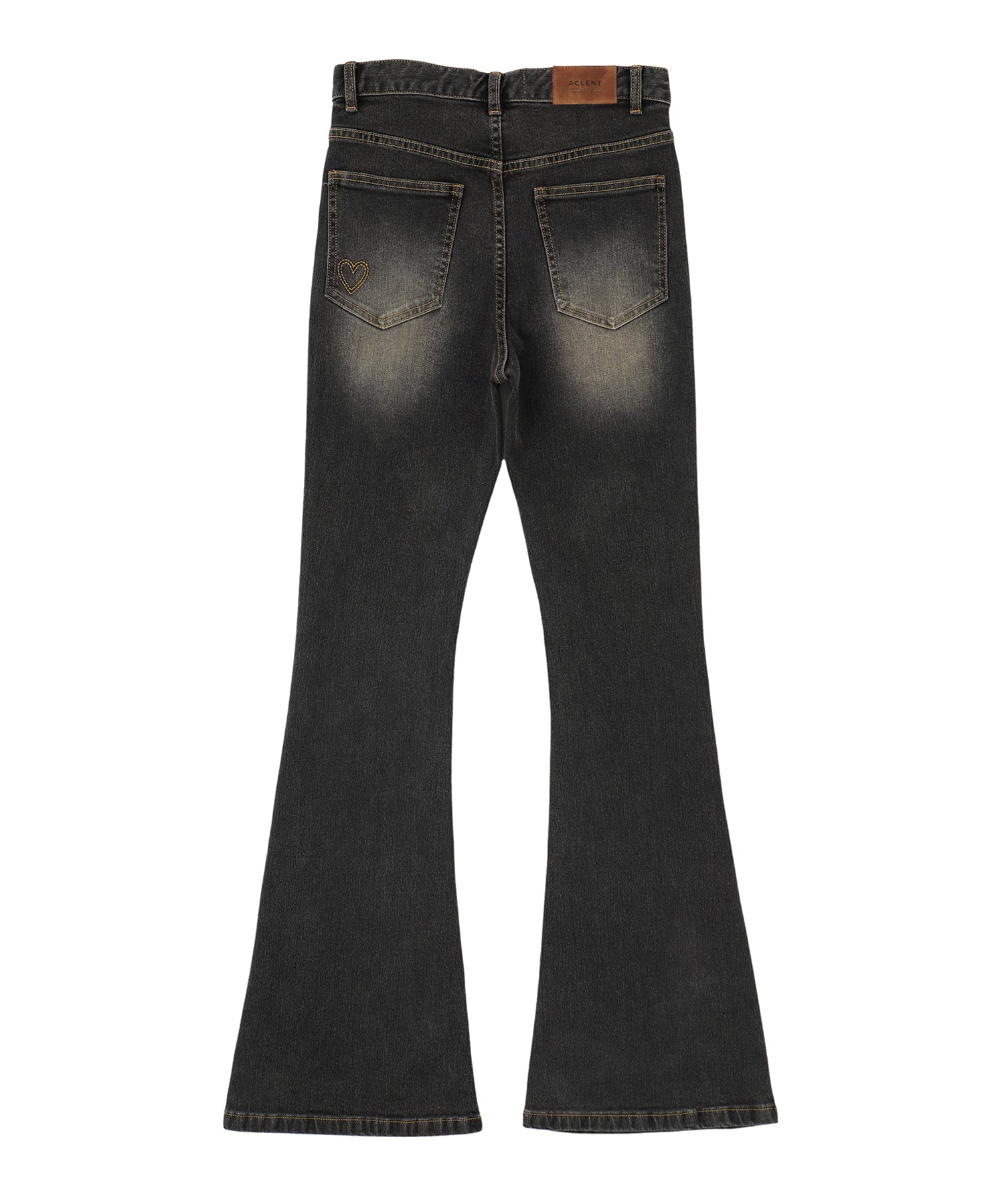 ヴィンテージウォッシュフレアジーンズ